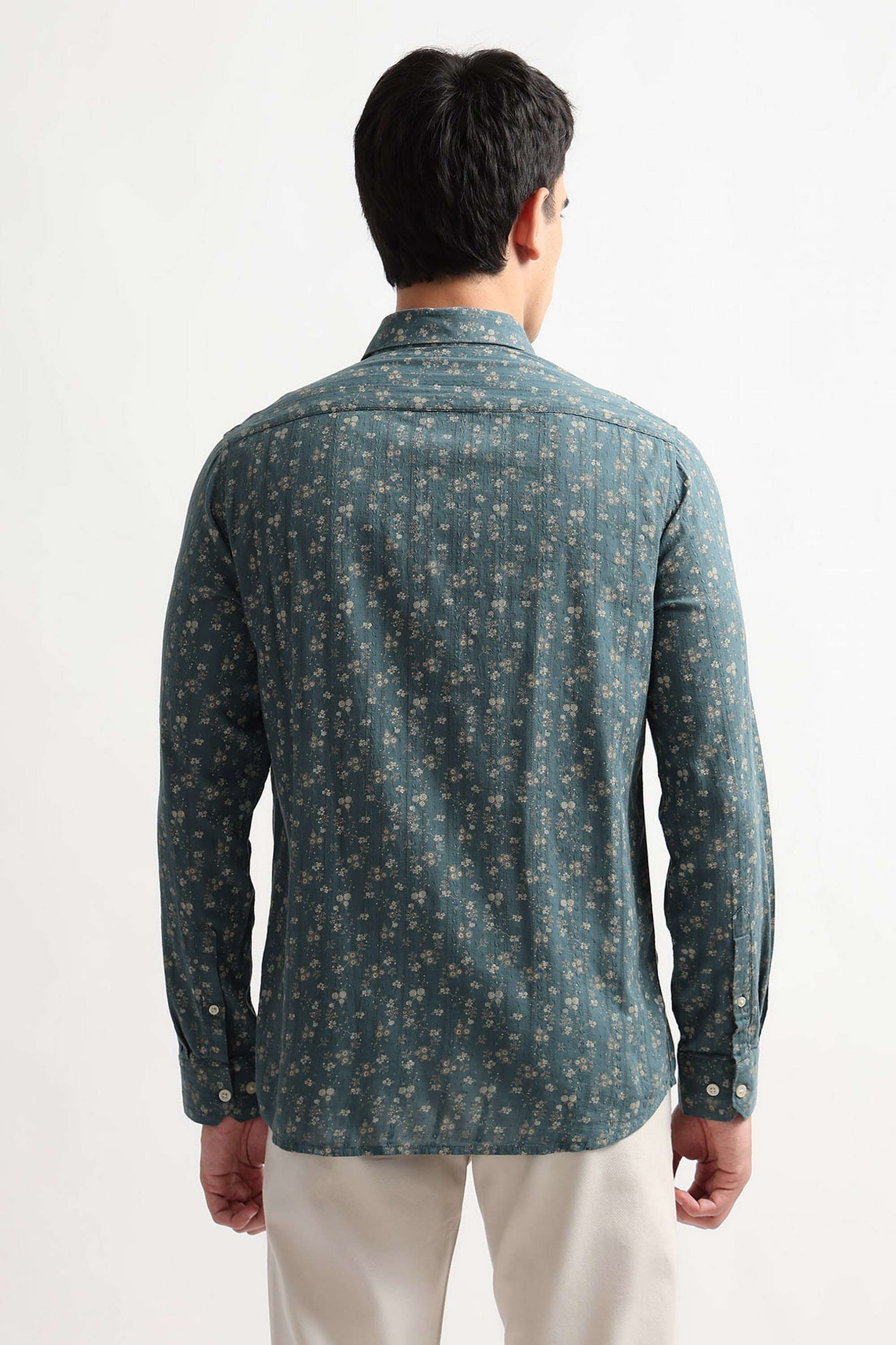 Dobby-Cotton-Regular-Fit-Men-s-Casual-Wear-Shirt