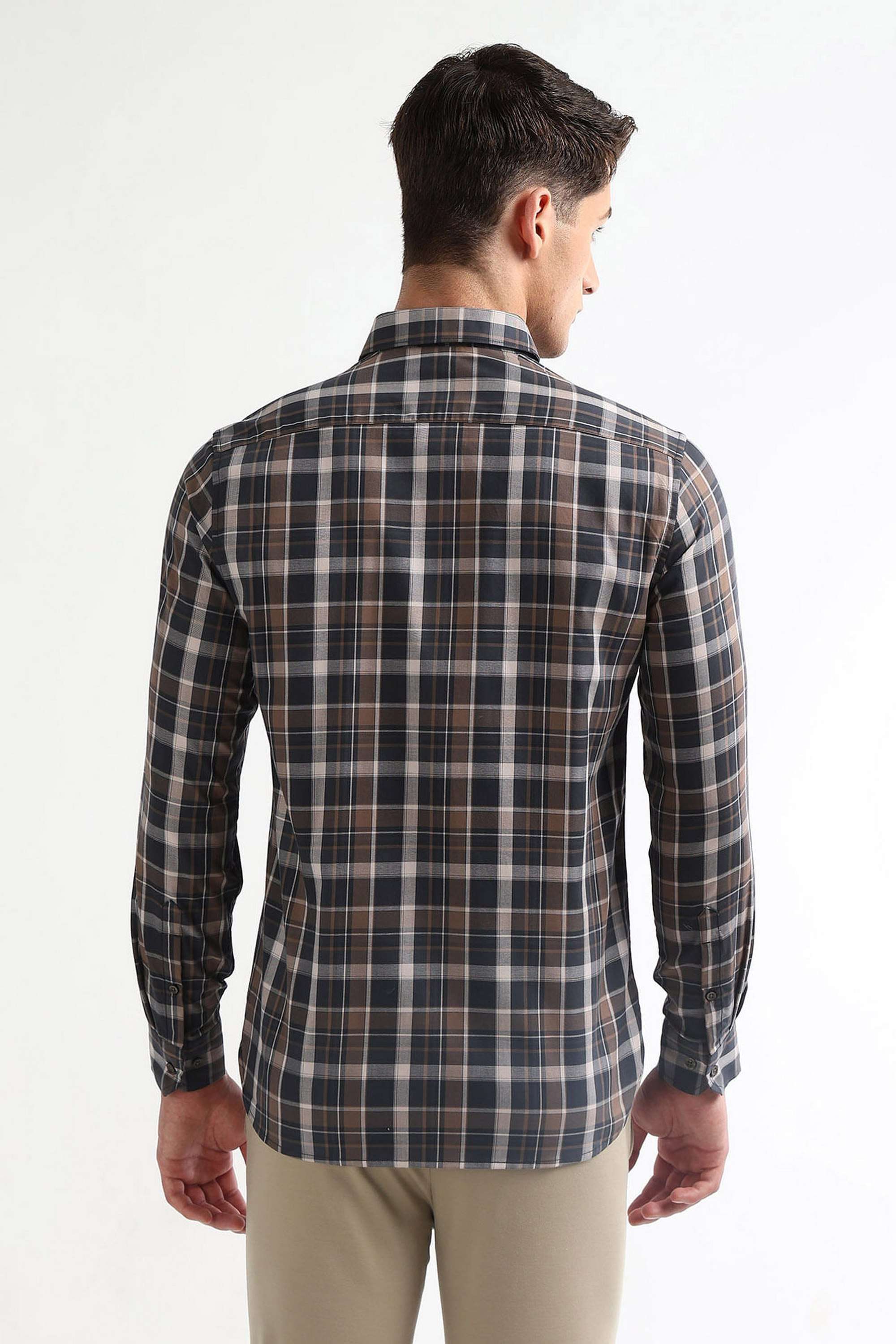 Checks-Cotton-Slim-Fit-Men-s-Shirt