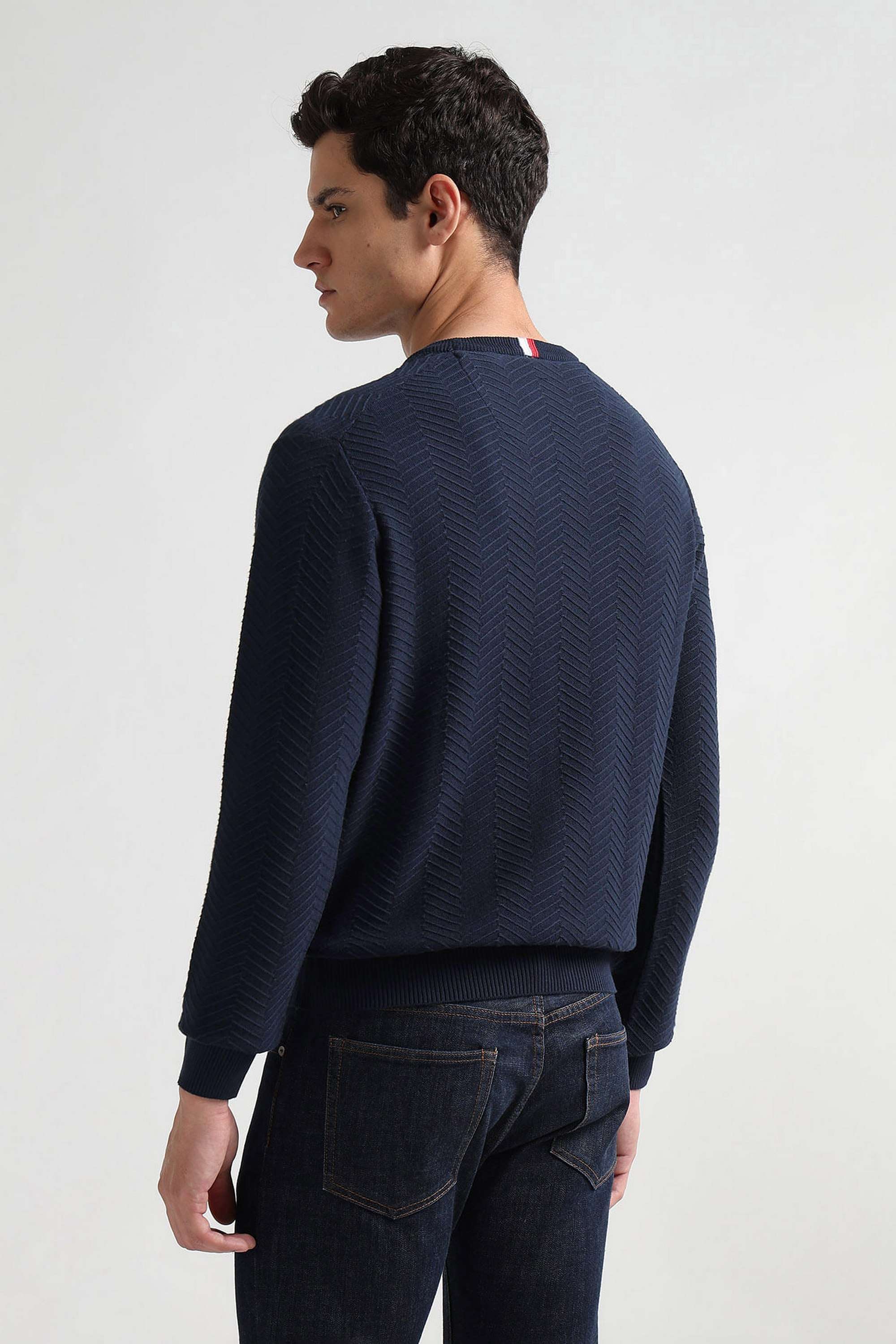 Chevron-Cotton-Blend-Regular-Fit-Men-s-Sweatshirt