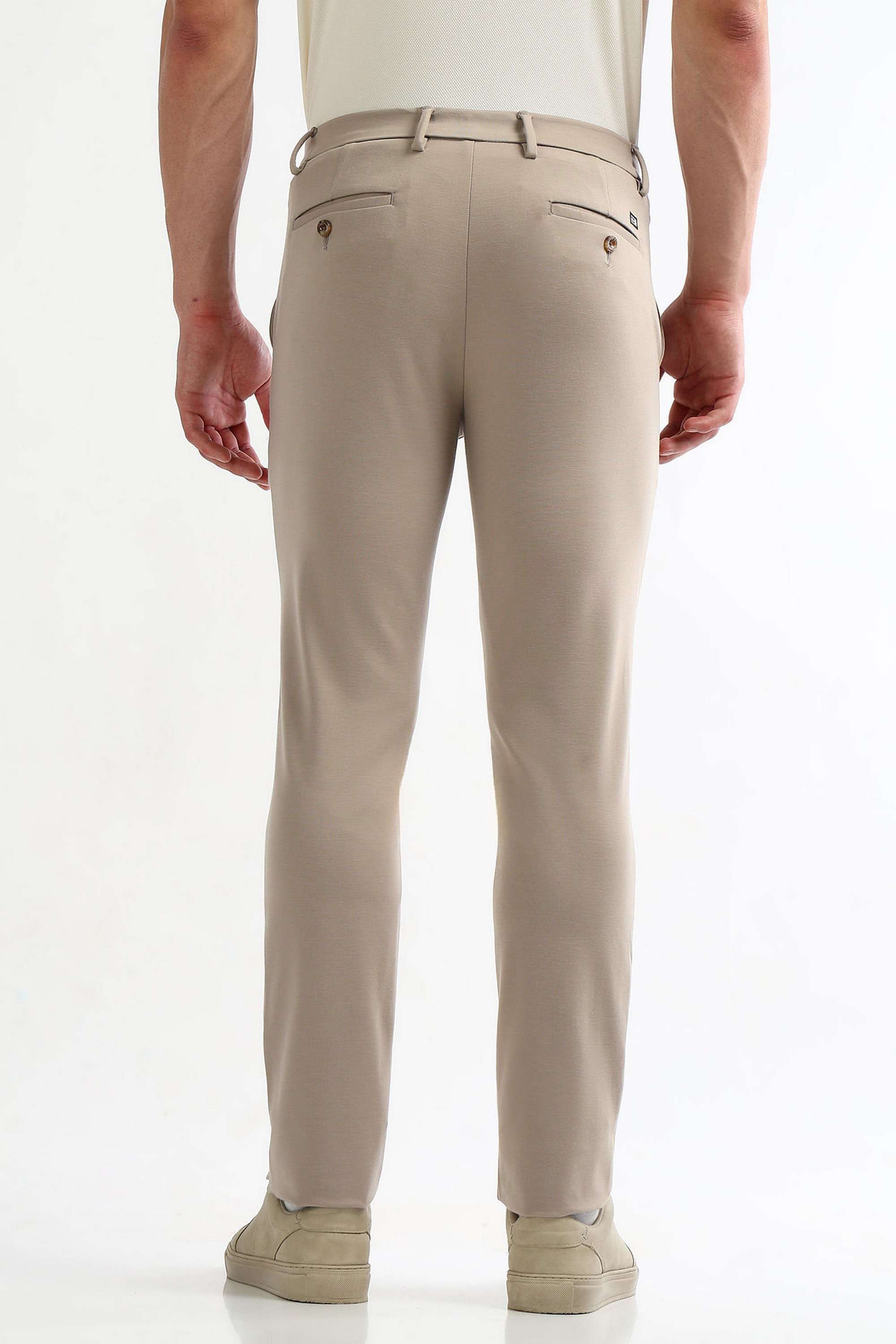 Solid-Rayon-Super-Skinny-Fit-Men-s-Casual-Trousers