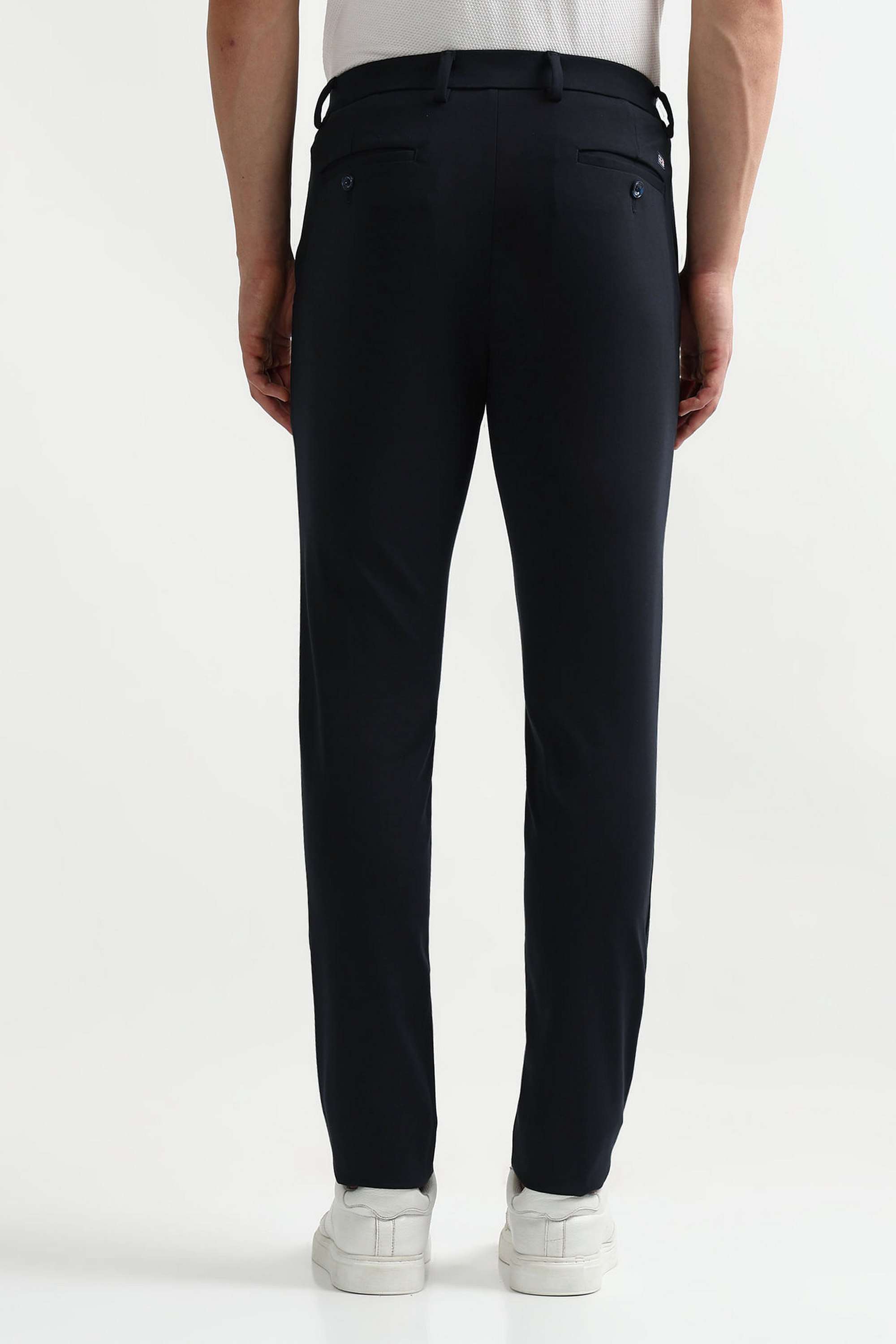 Solid-Rayon-Super-Skinny-Fit-Men-s-Casual-Trousers