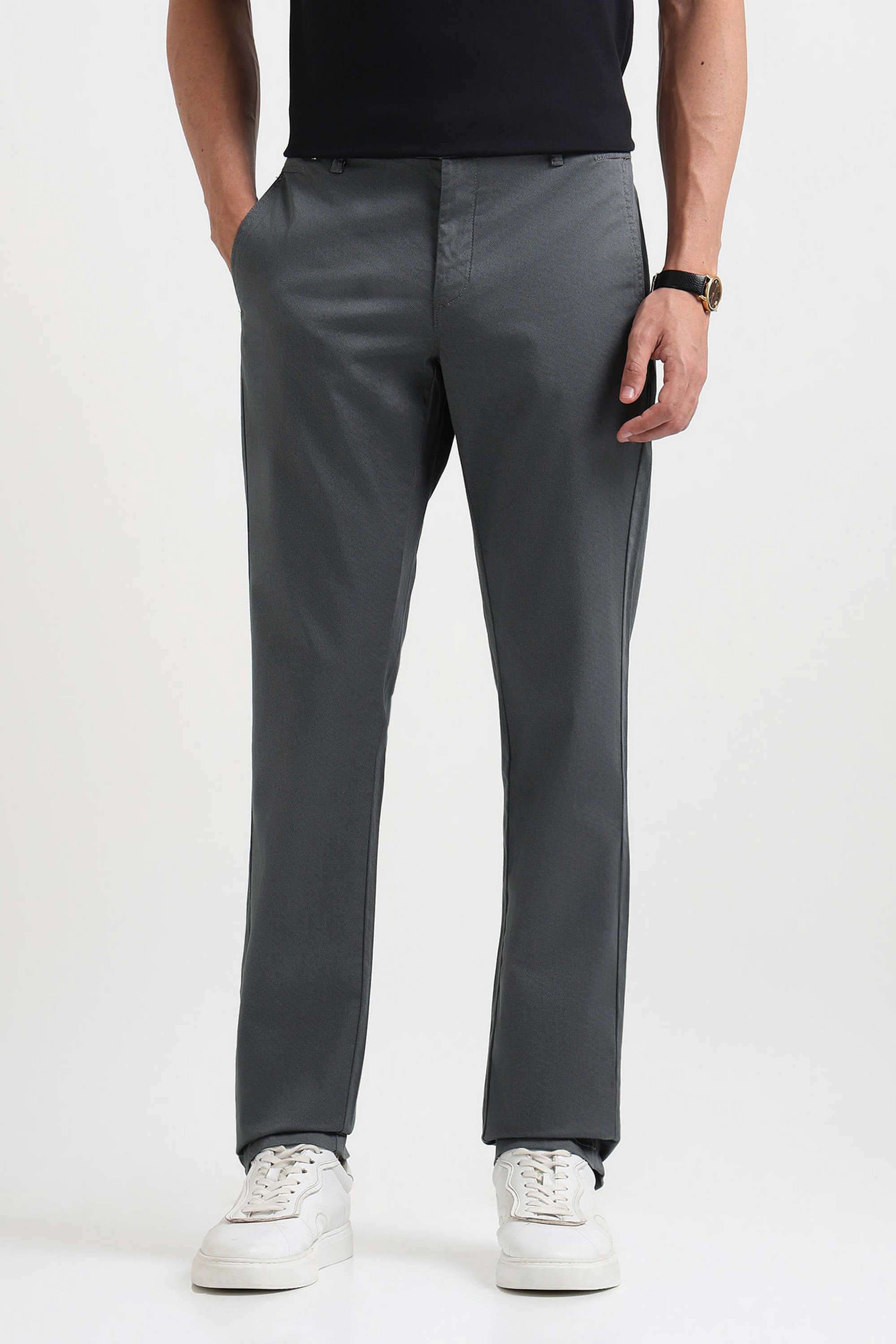 Printed-Cotton-Blend-Regular-Fit-Men-s-Casual-Trousers