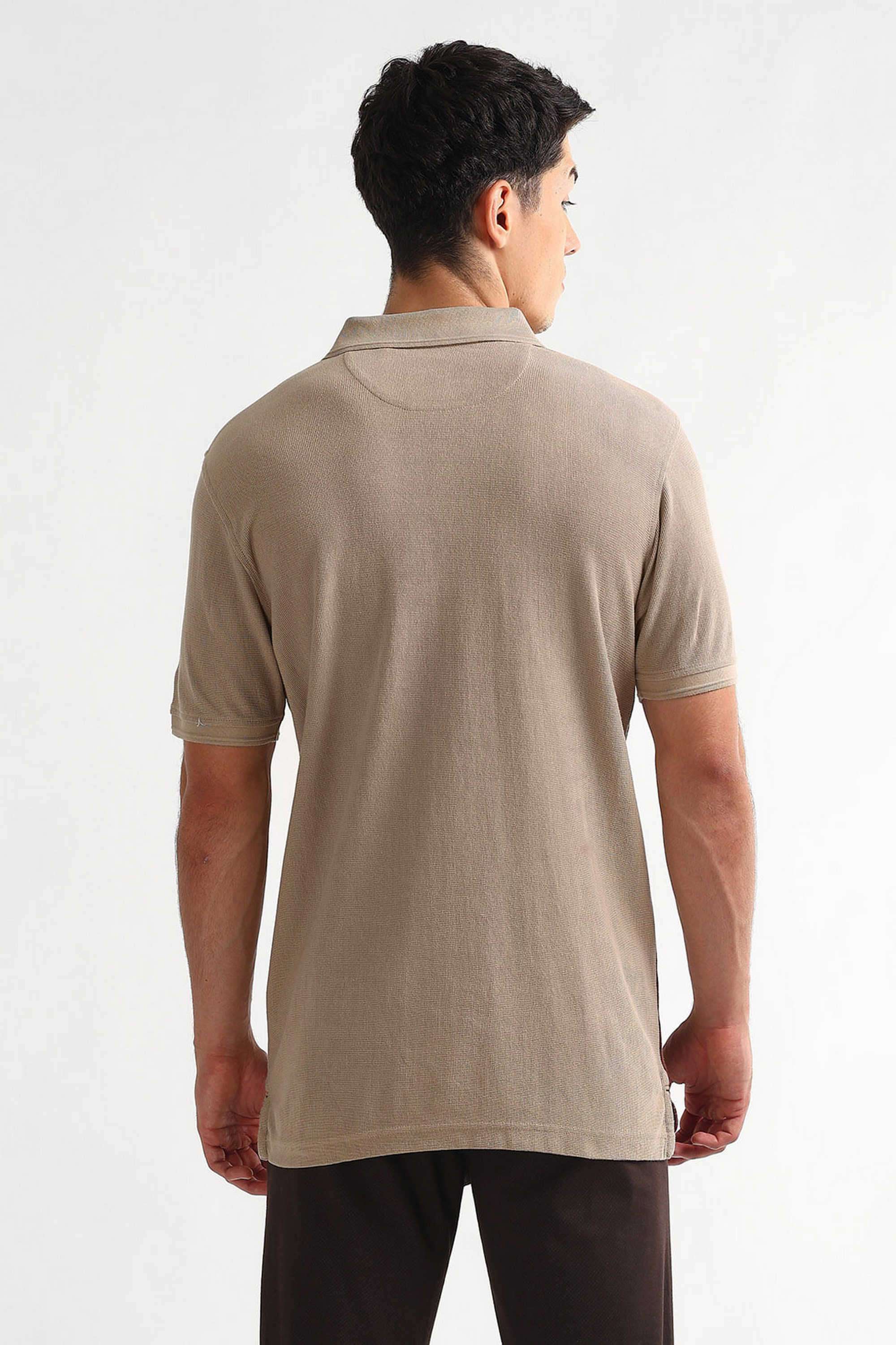 Stripes-Cotton-Blend-Regular-Fit-Men-Polo-T-Shirt