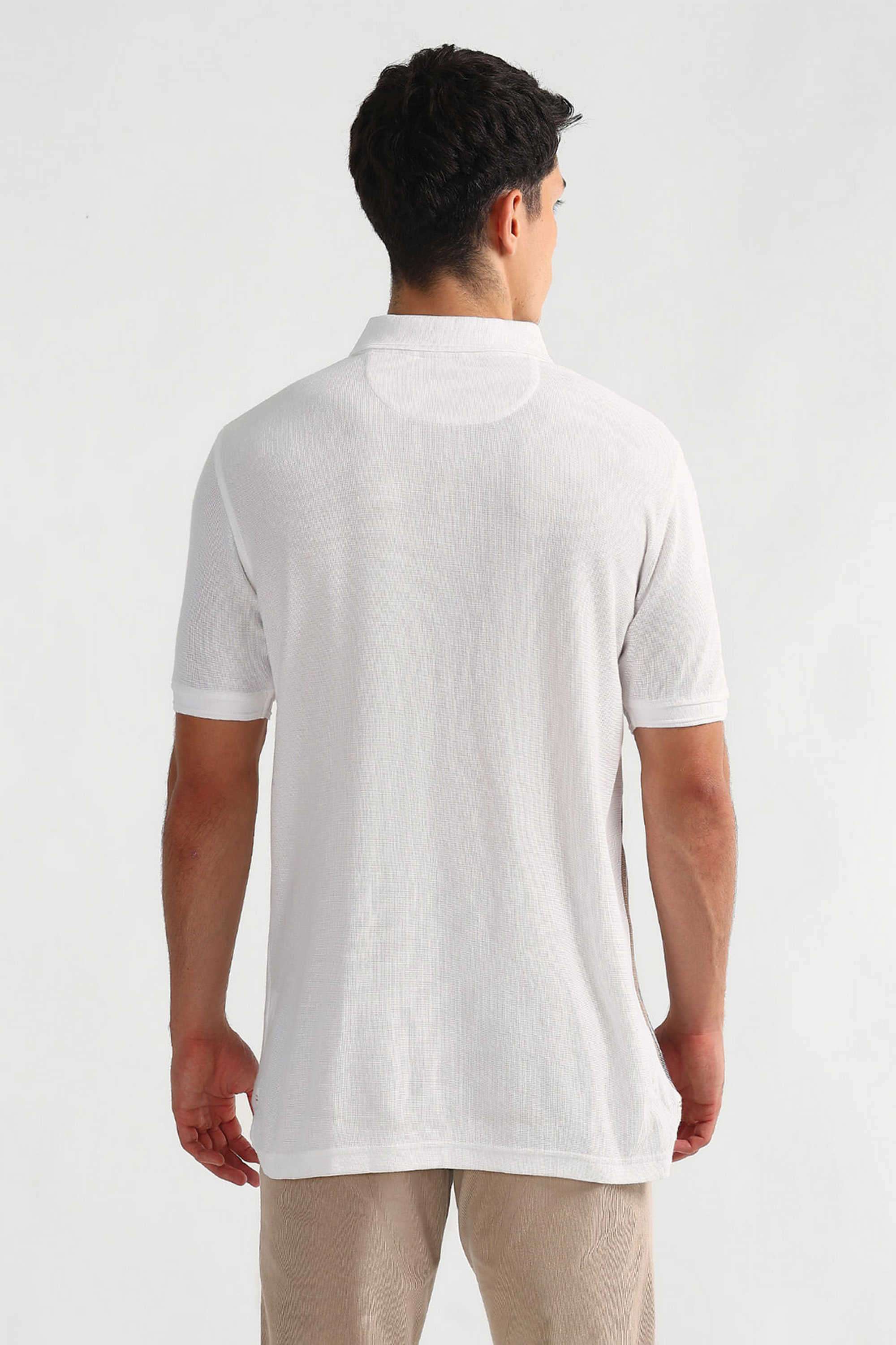 Stripes-Cotton-Blend-Polo-Men-s-T-Shirt