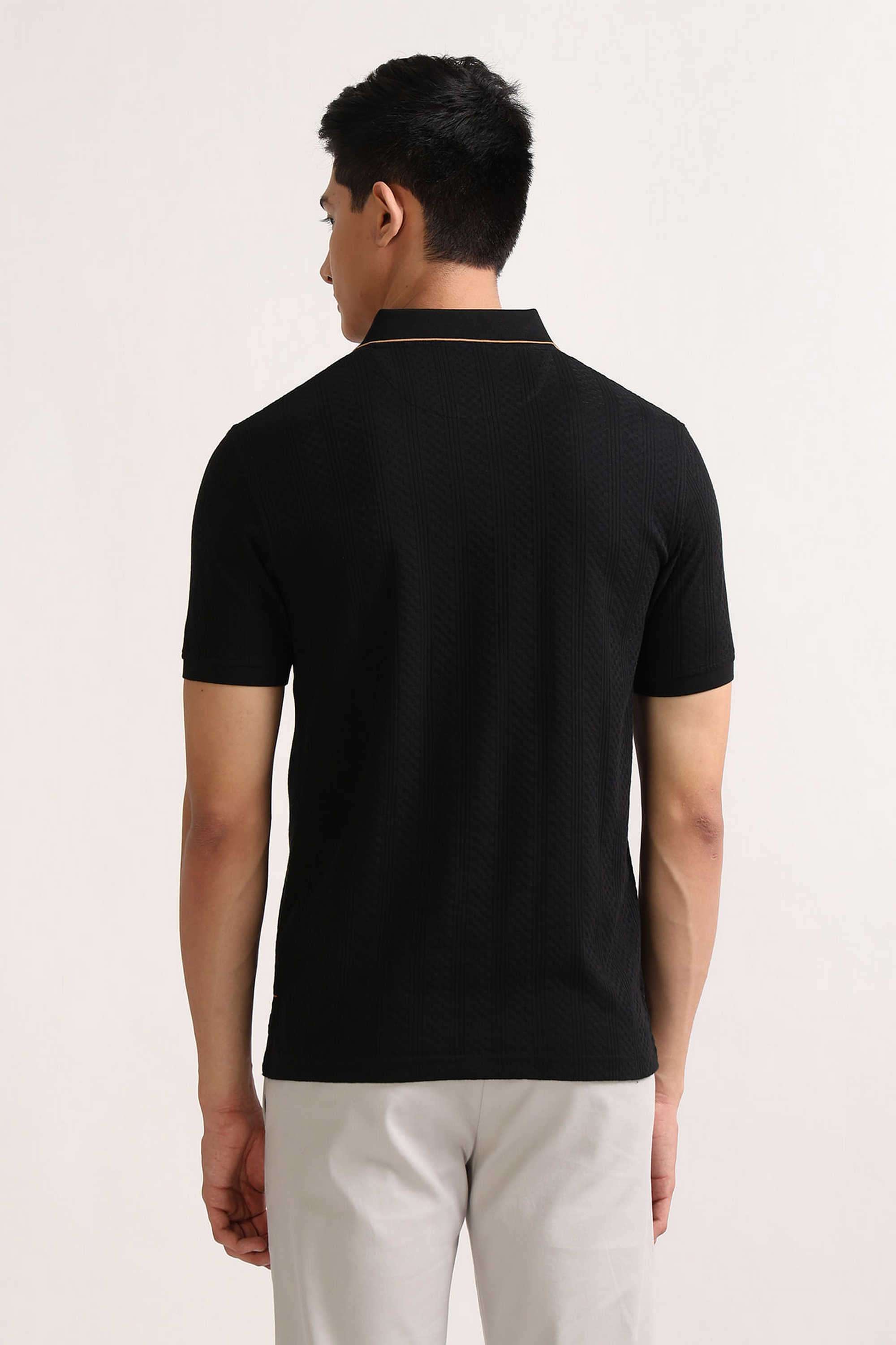Solid-Cotton-Blend-Polo-Men-s-T-Shirt