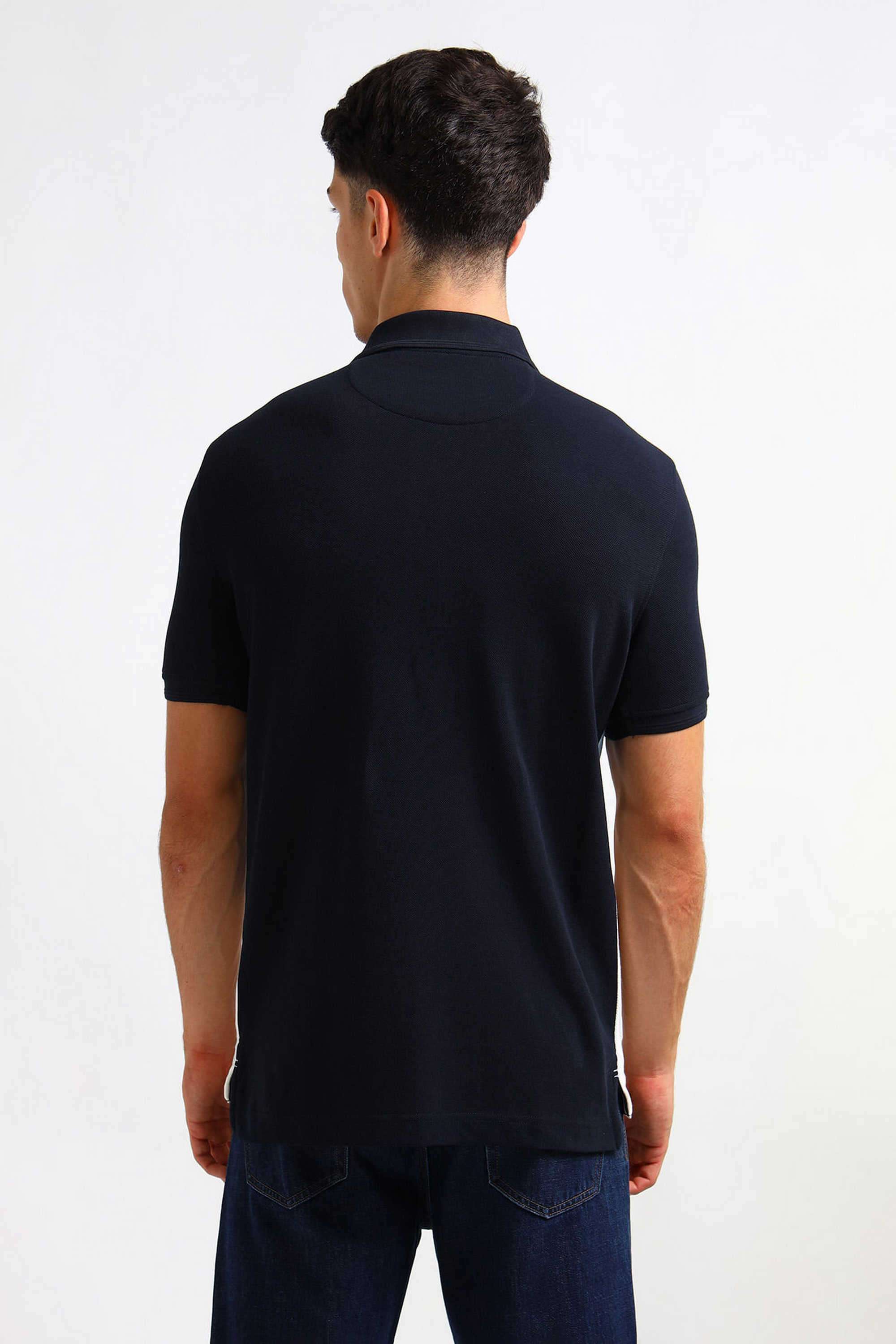 Solid-Cotton-Blend-Regular-Fit-Men-Polo-T-Shirt