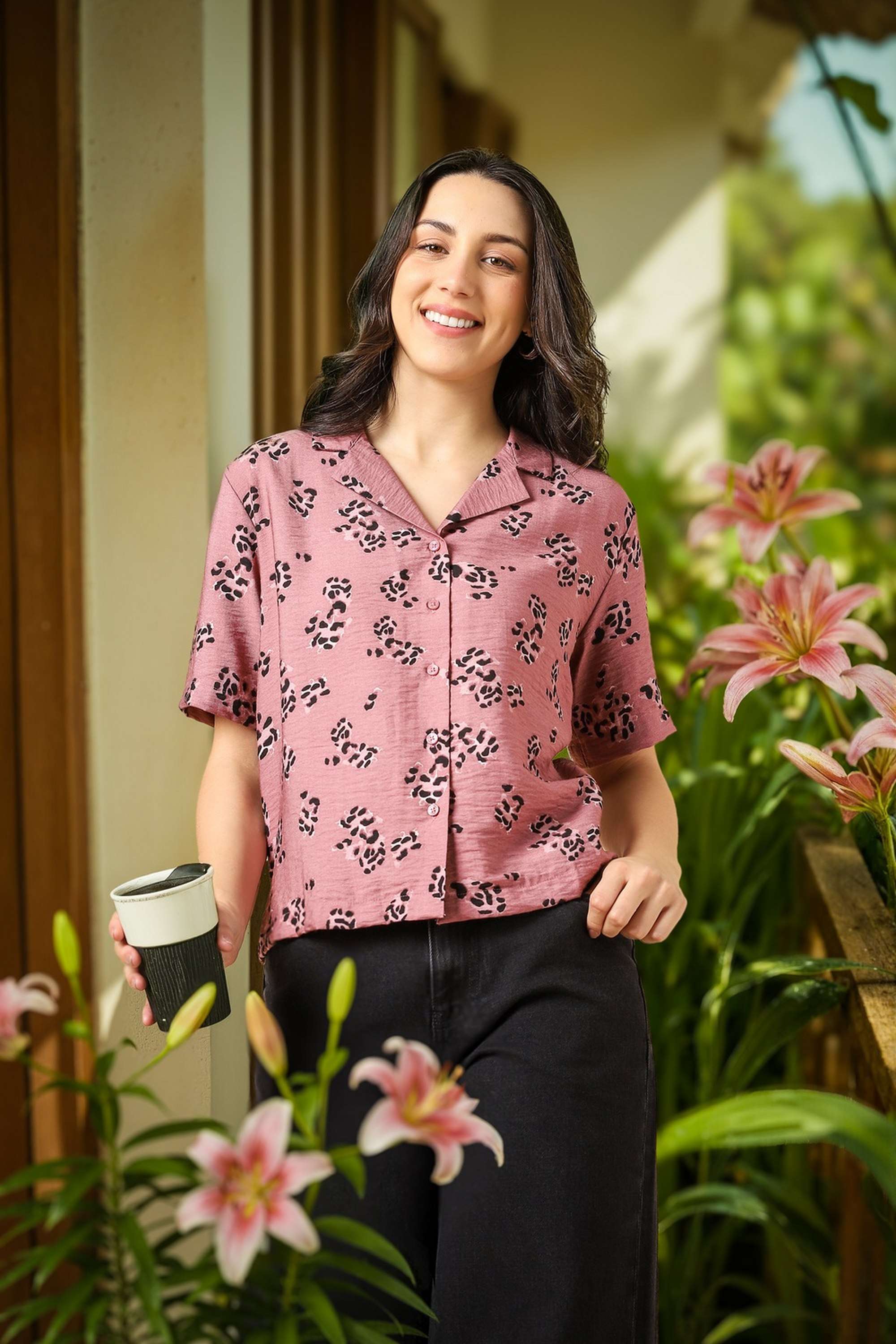 Blended-Fabric-Printed-Regular-Fit-Shirt