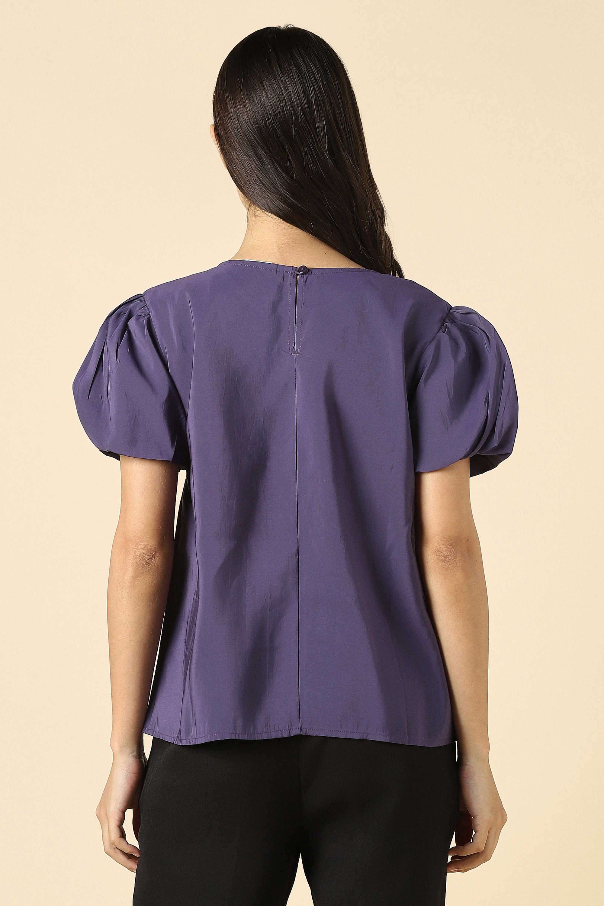 Solid-Lyocell-Women-s-Casual-Wear-Top