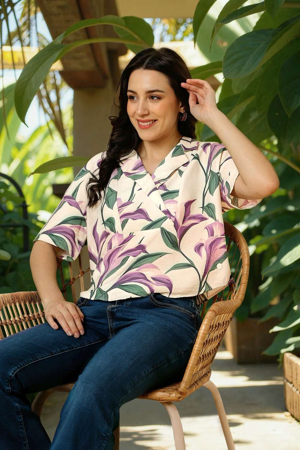 Blended-Fabric-Printed-Regular-Fit-Top