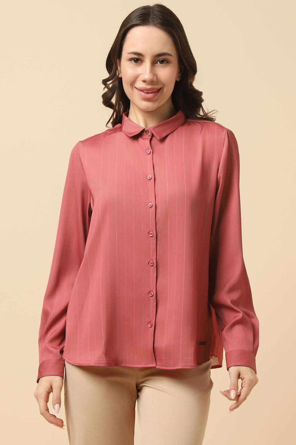 Printed-Blended-Fabric-Regular-Fit-Women-s-Shirt