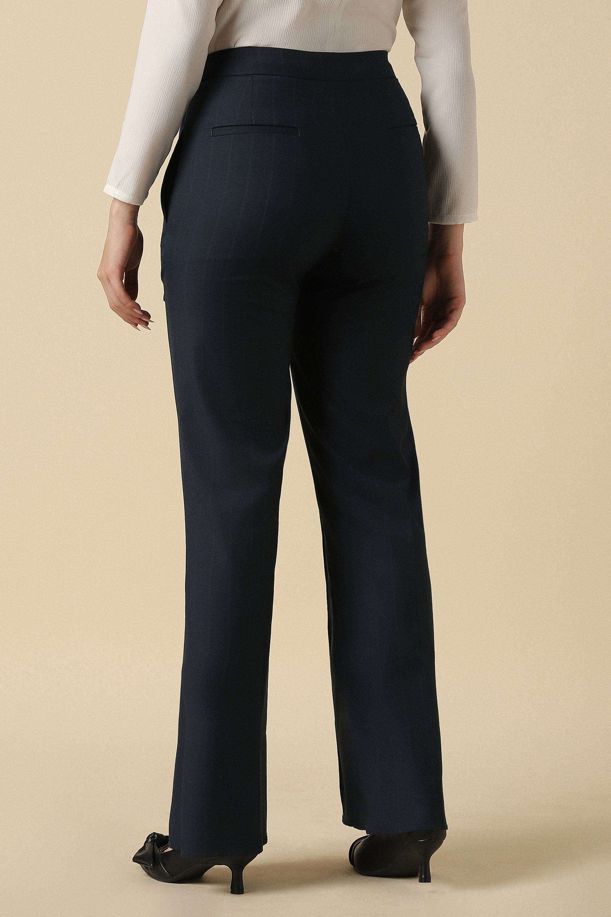 Stripes-Regular-Fit-Polyester-Women-s-Formal-Wear-Trousers