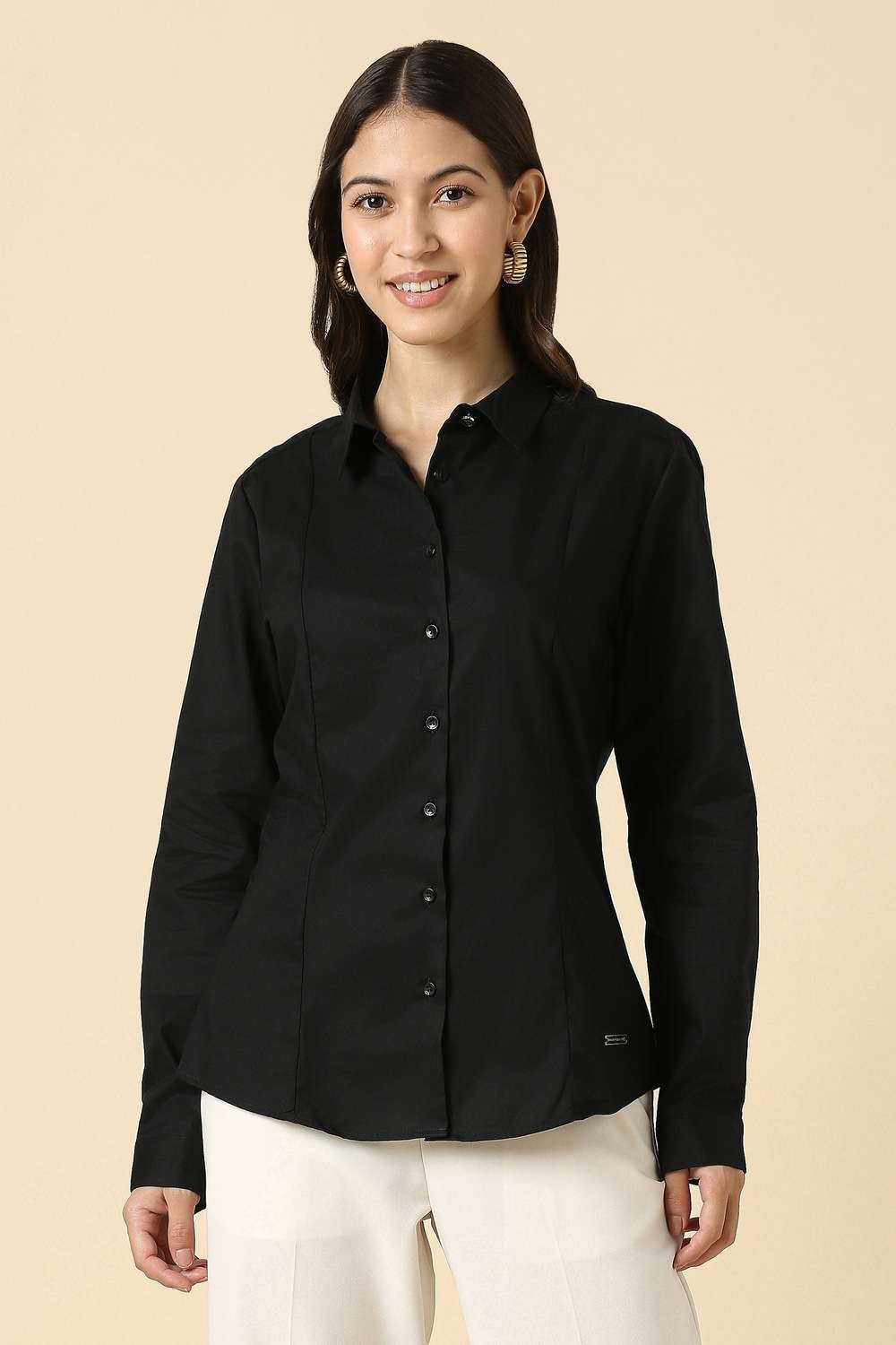 Cotton-Solid-Regular-Fit-Shirt