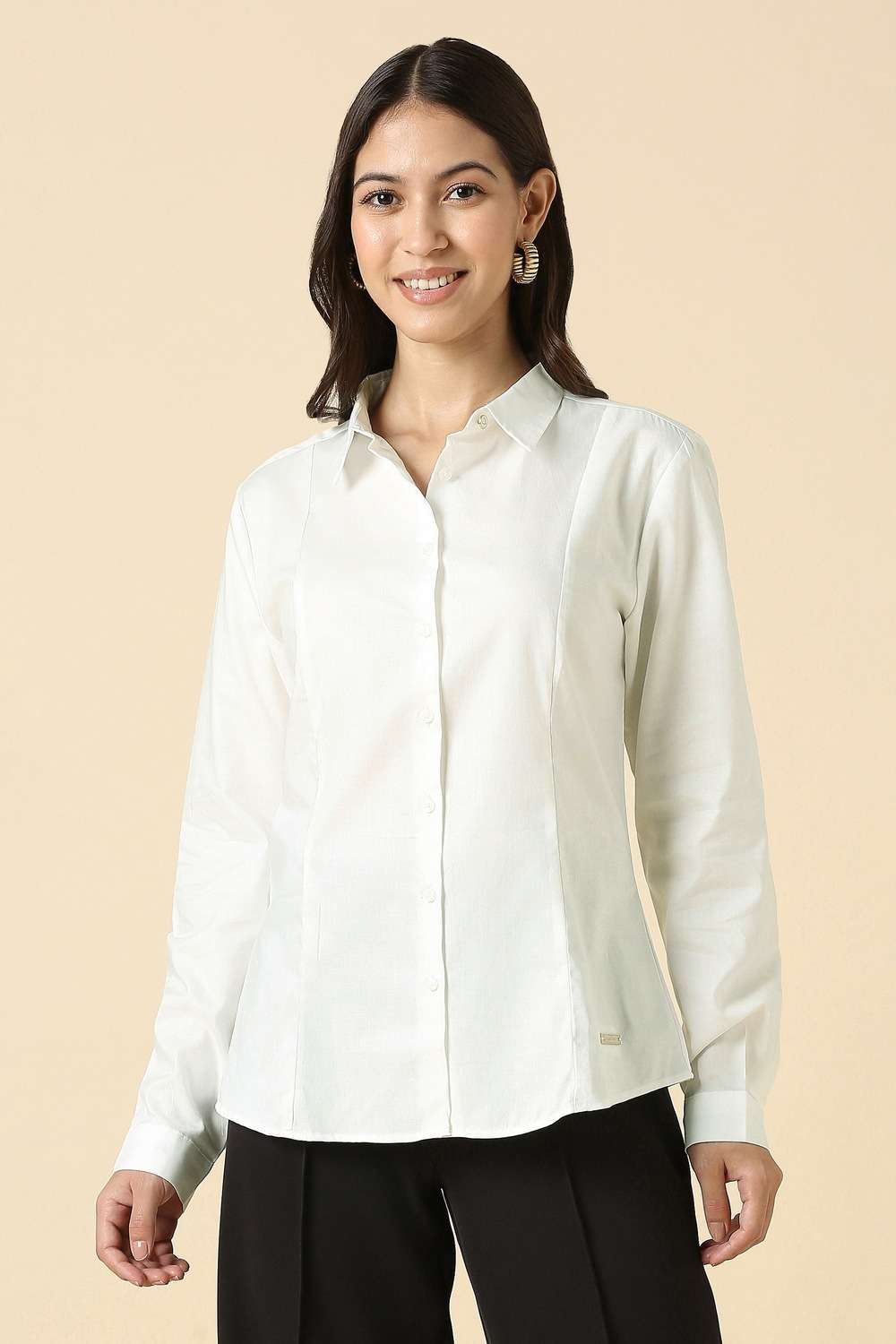 Cotton-Solid-Regular-Fit-Shirt