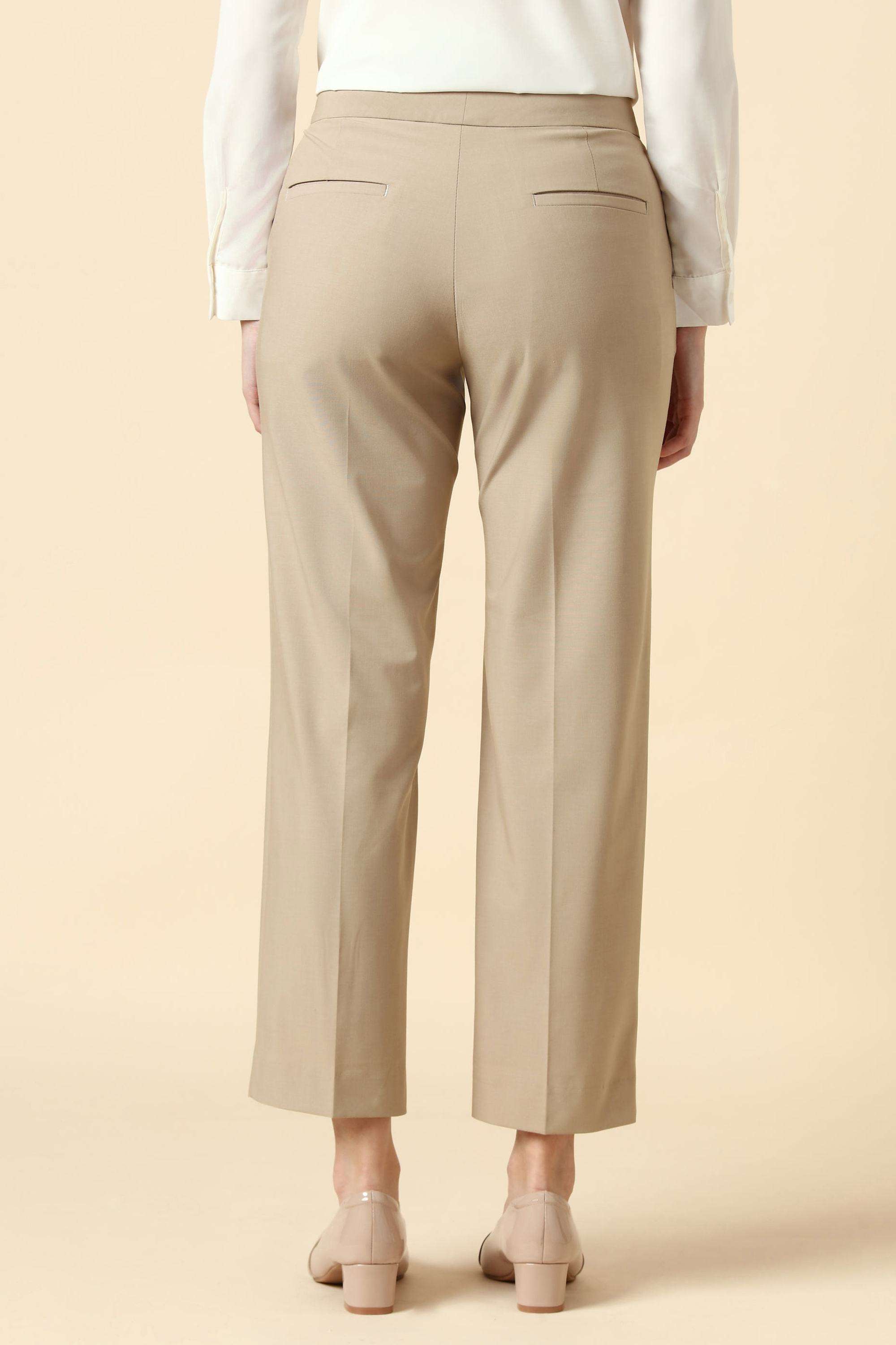 Solid-Regular-Fit-Polyester-Women-s-Work-Trousers