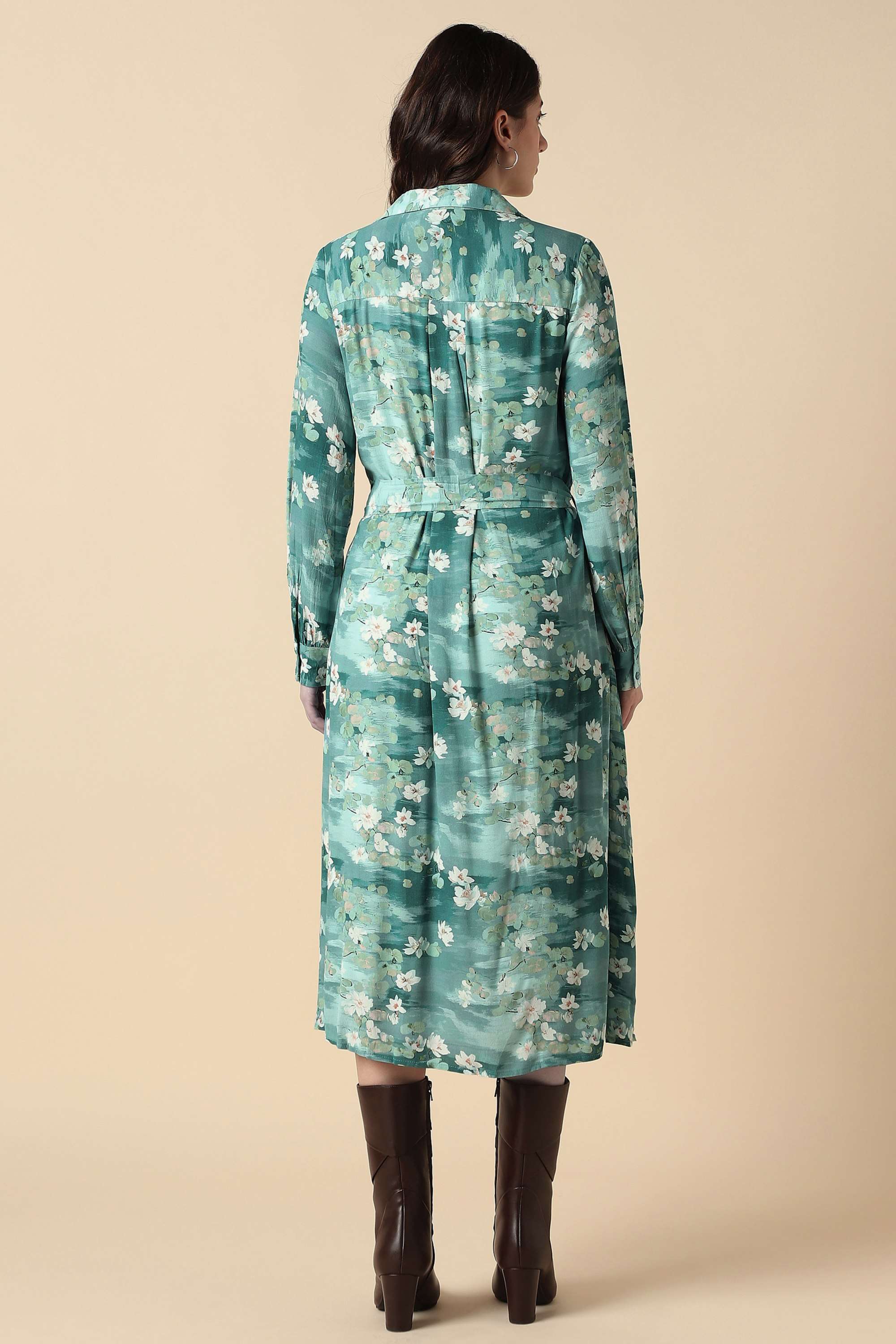 Printed-Viscose-Women-Dress