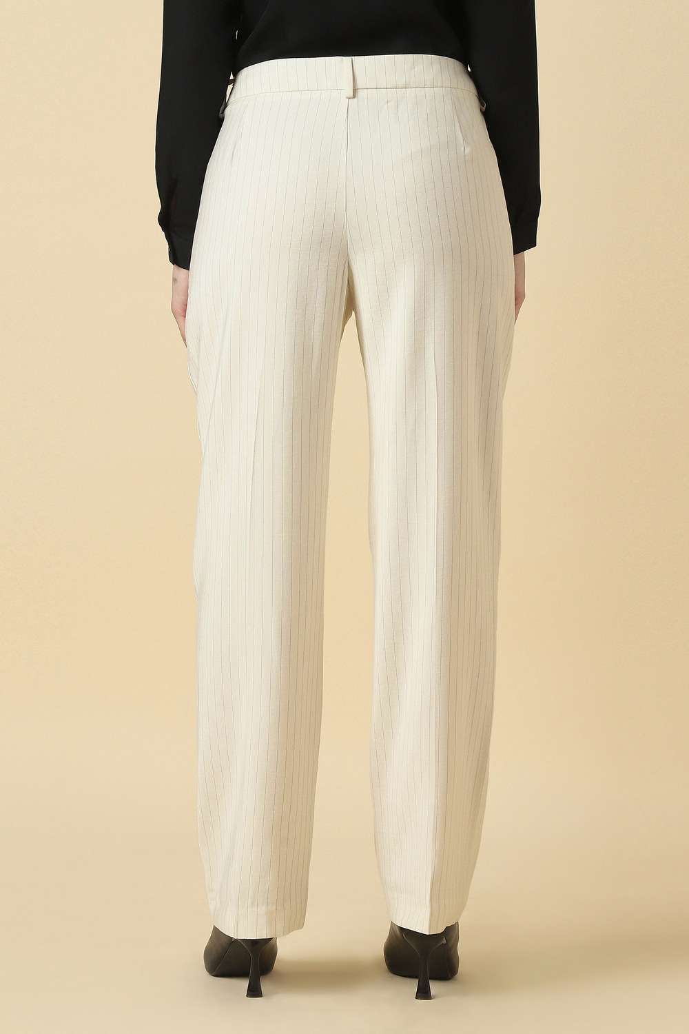 Blended-Fabric-Stripes-Regular-Fit-Trousers