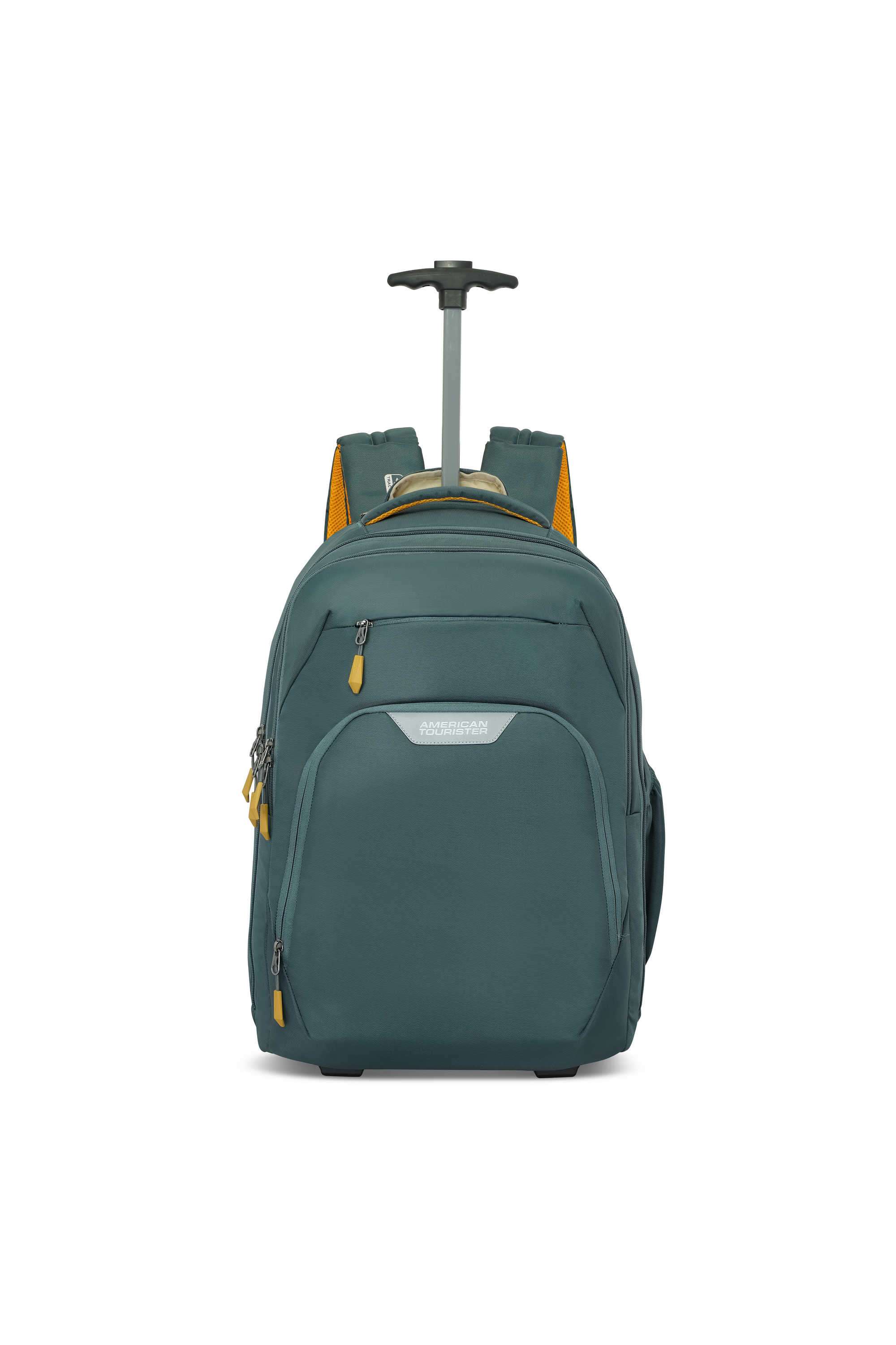 Buy American Tourister Grey Closure Brett 4.0 Polyester Unisex Backpack |  Shoppers Stop