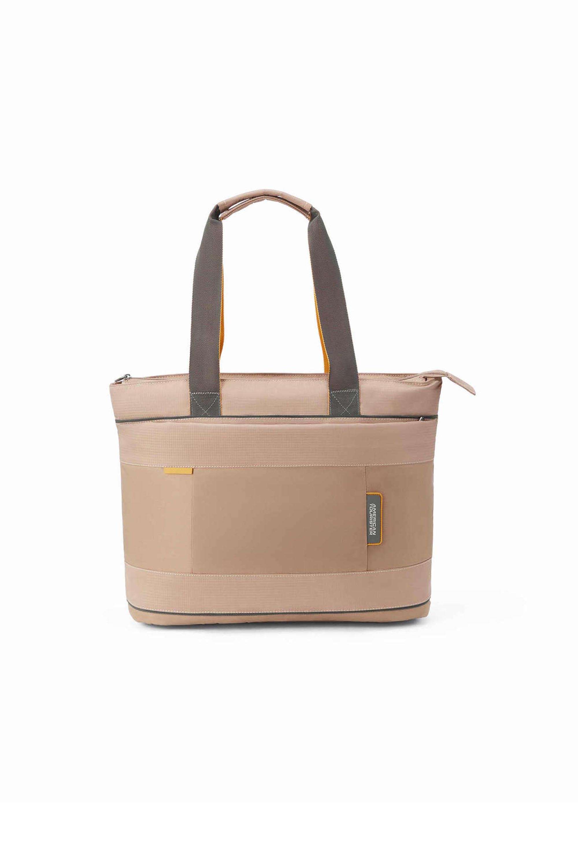 Zipper-Closure-URBAN-BIZ-Polyester-Women-Casual-Wear-Tote-Bag