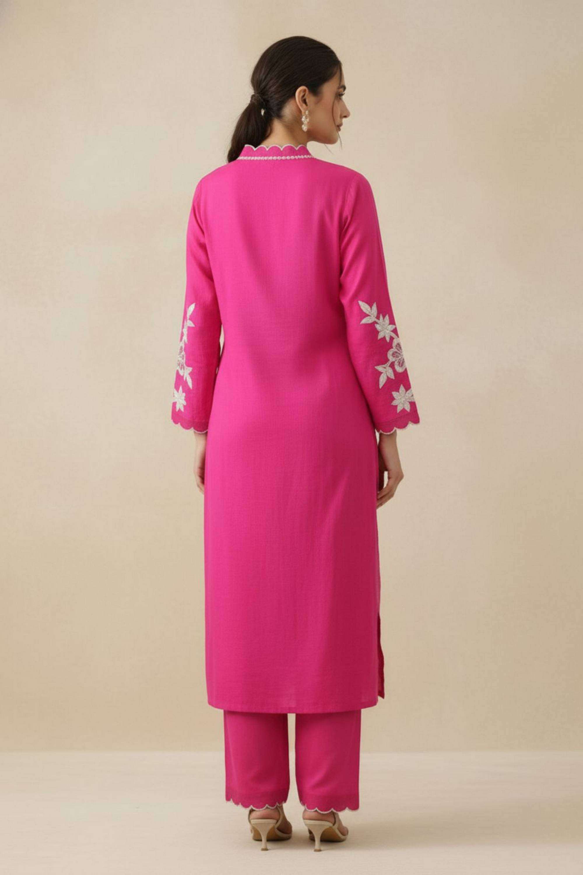 Embellished-Organza-Women-s-Festive-Wear-Kurta-Set