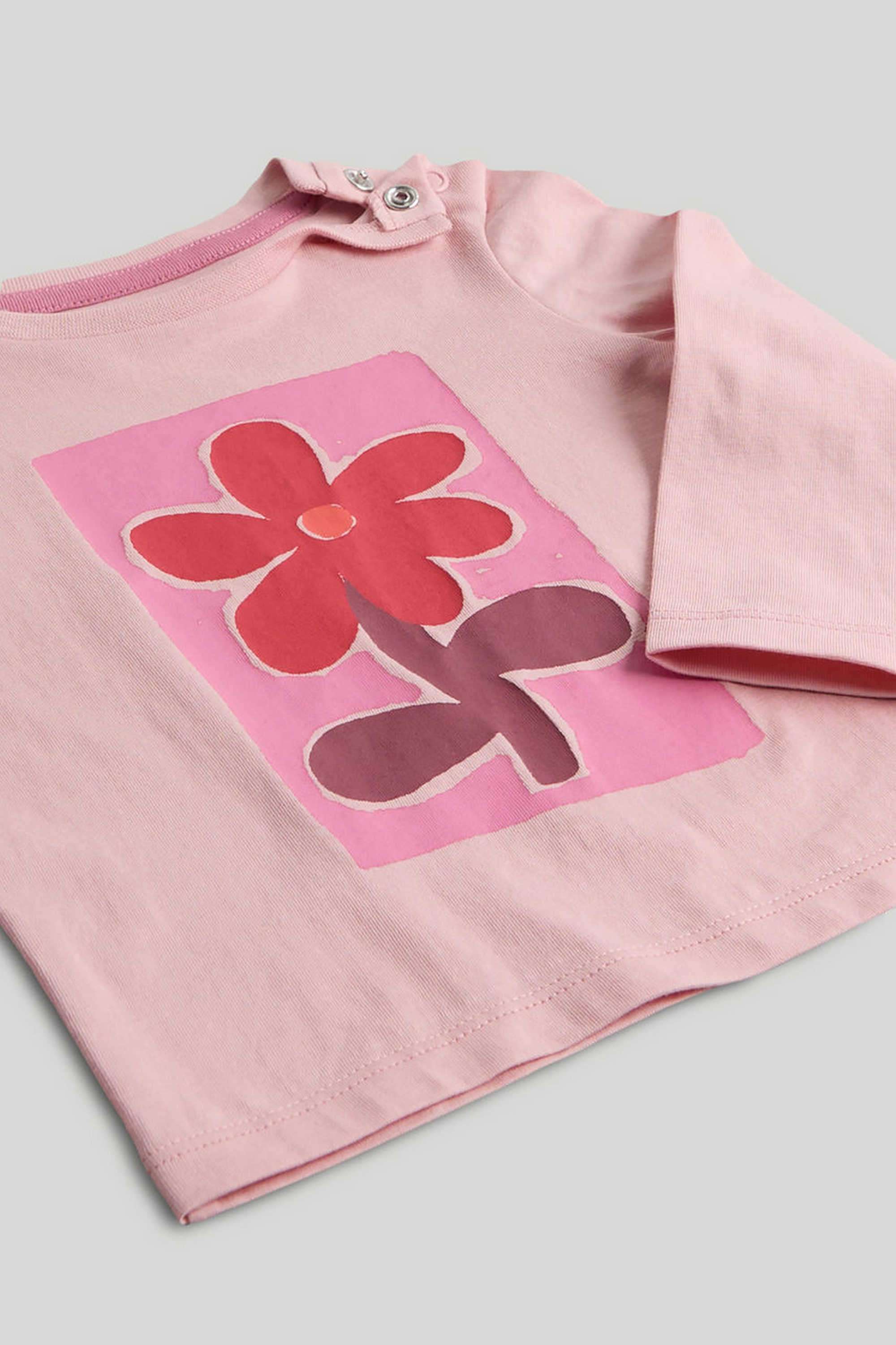 Graphic-Print-Cotton-Casual-Wear-Girls-T-Shirt