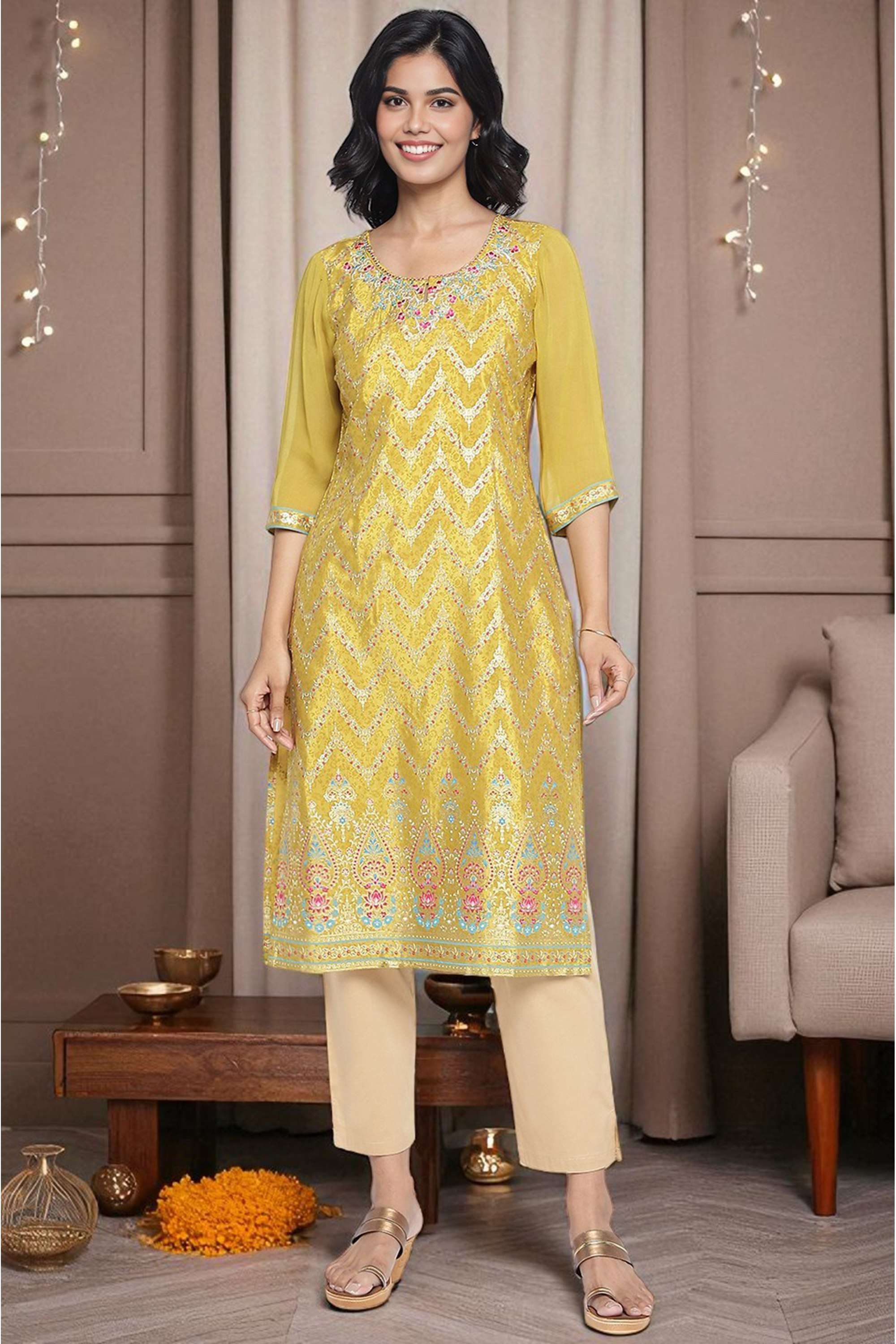Abstract-Viscose-Round-Neck-Women-s-Ethnic-Kurta