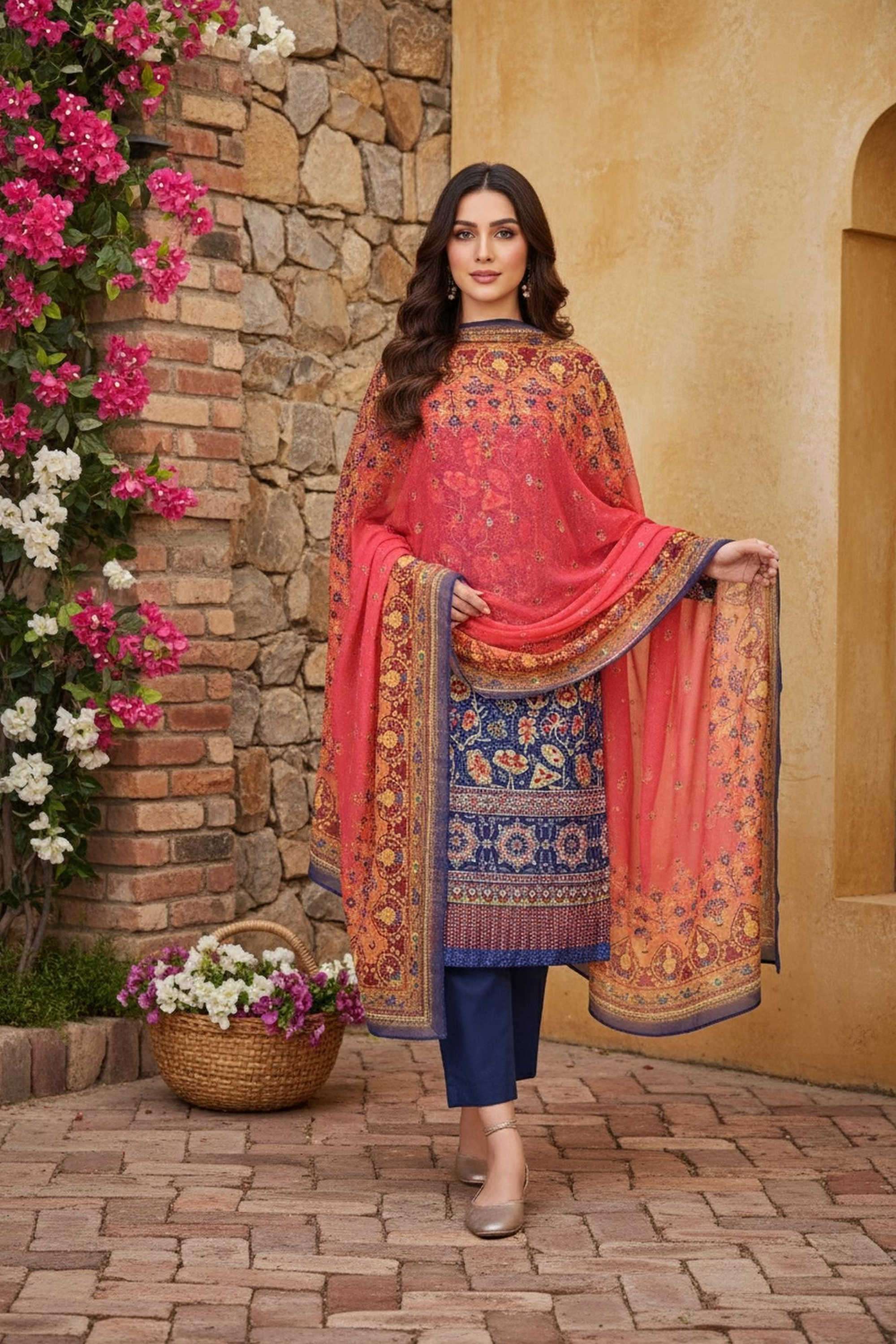Printed-Blended-Fabric-Woven-Women-s-Dupatta