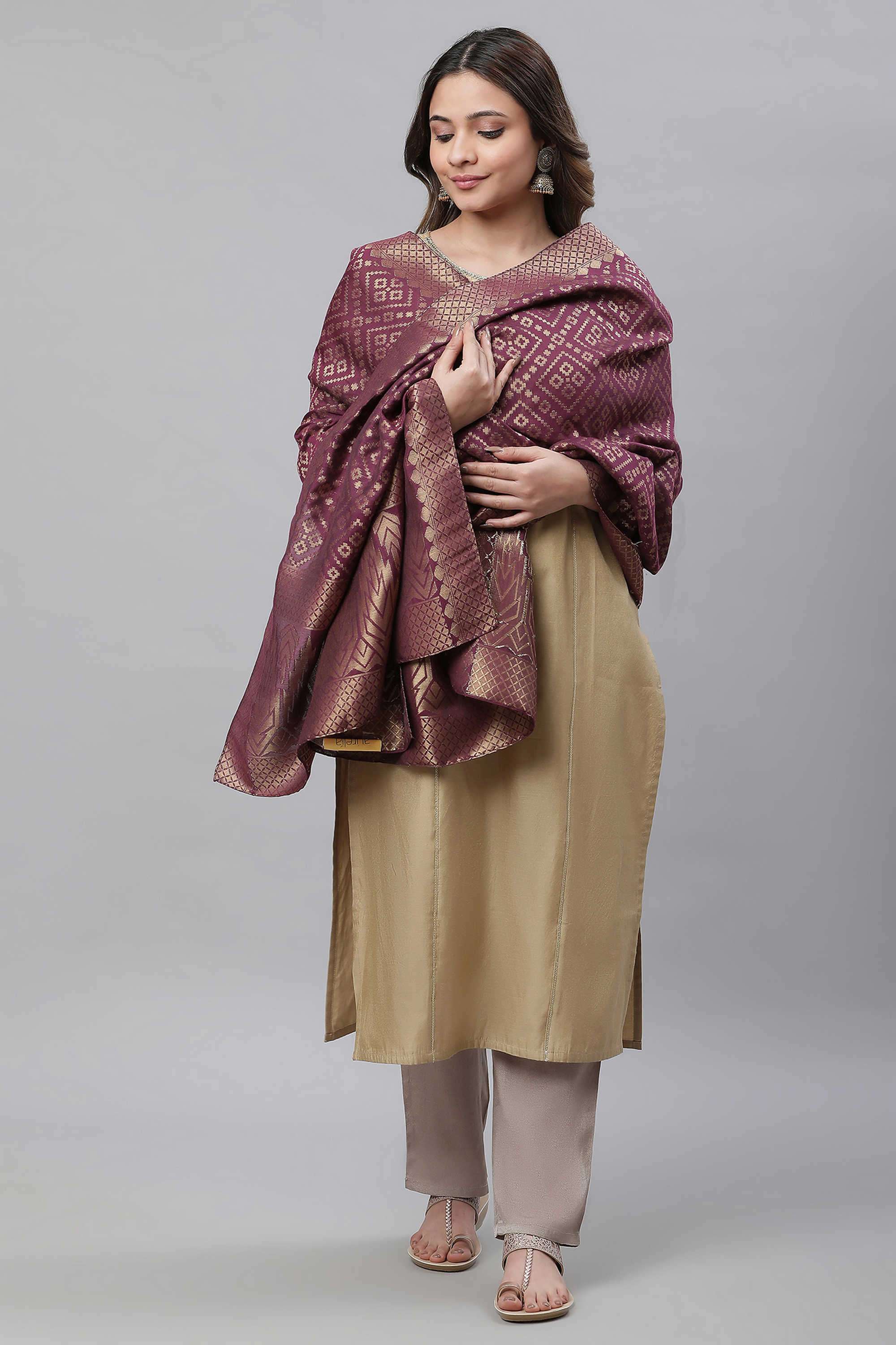 Textured-Polyester-Woven-Women-s-Dupatta