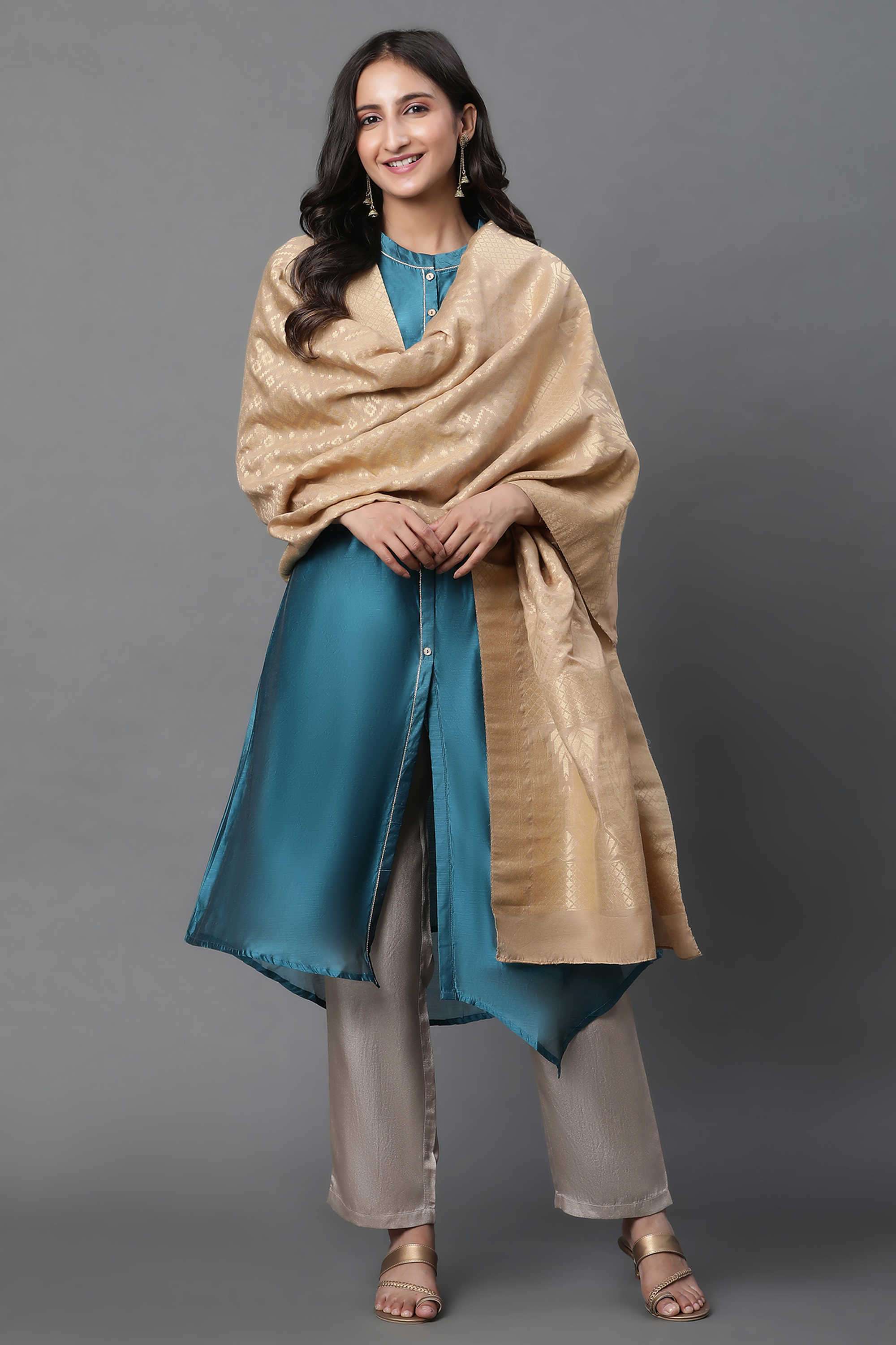 Textured-Polyester-Woven-Women-s-Dupatta