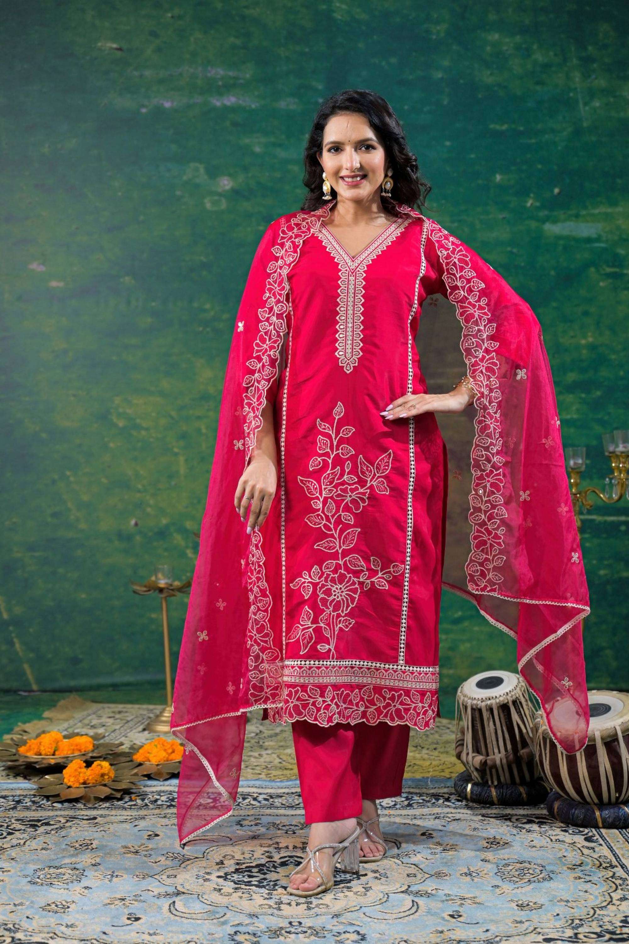 Printed-Cotton-Women-s-Ethnic-Kurta-Set