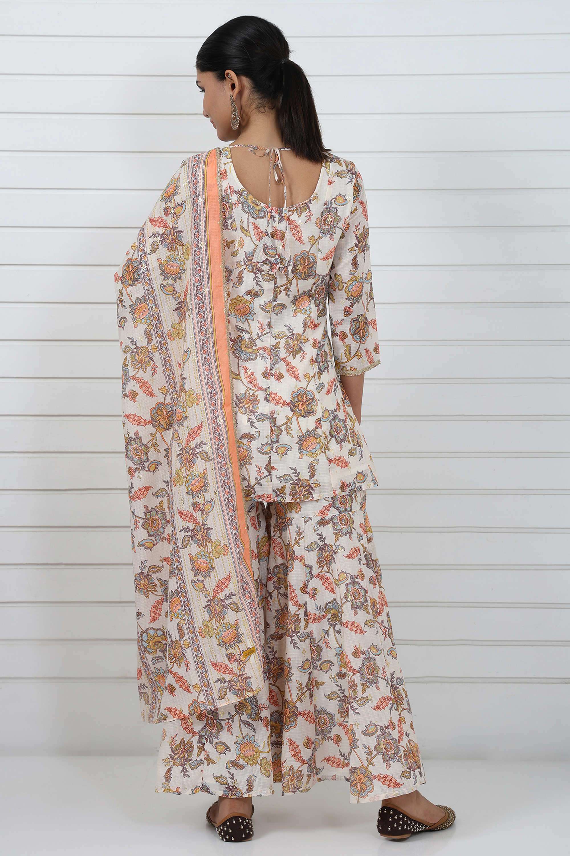 Printed-Mid-Thigh-Polyester-Woven-Women-s-Kurta-Set