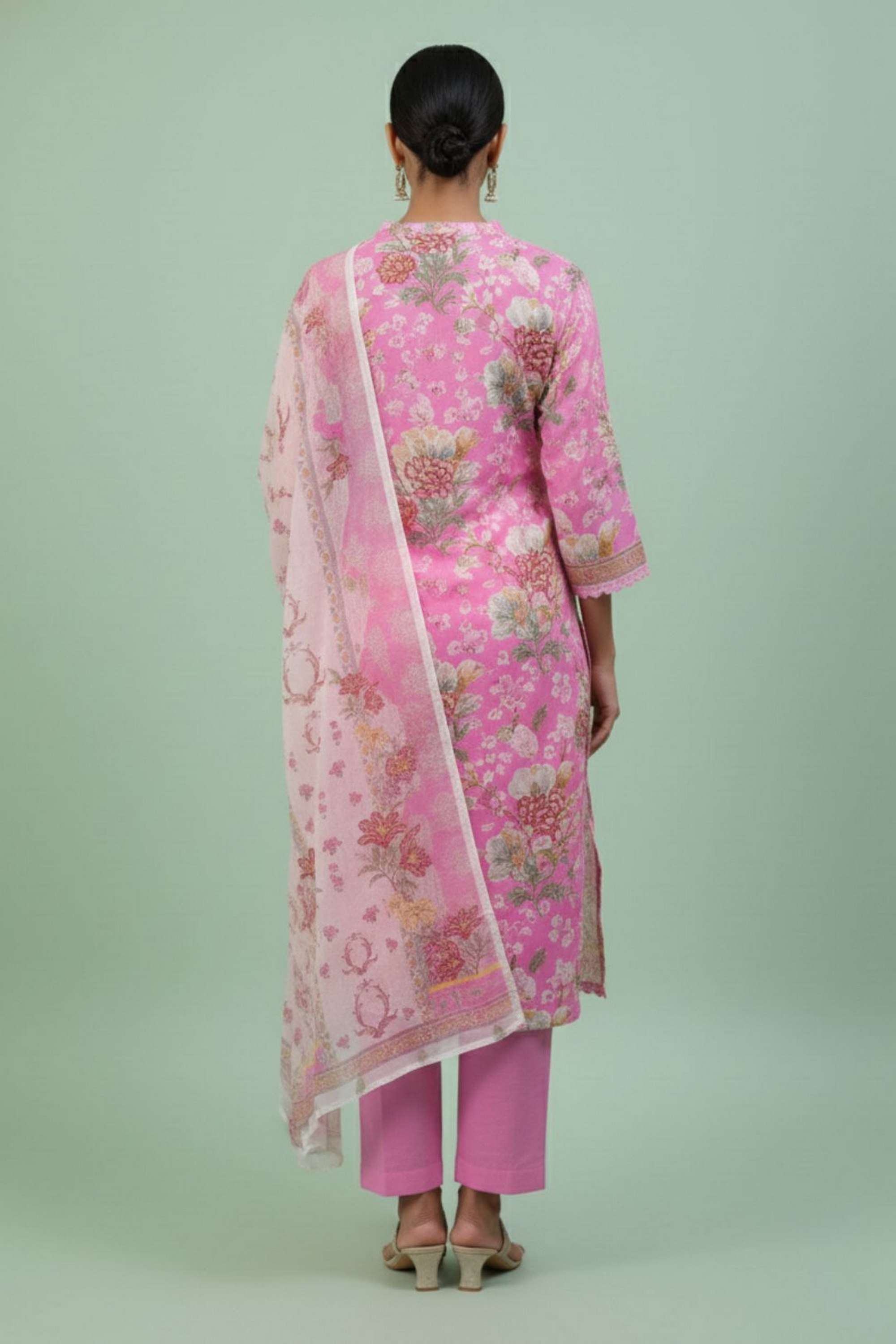 Blended-Fabric-Regular-Fit-Women-s-Kurta-Set