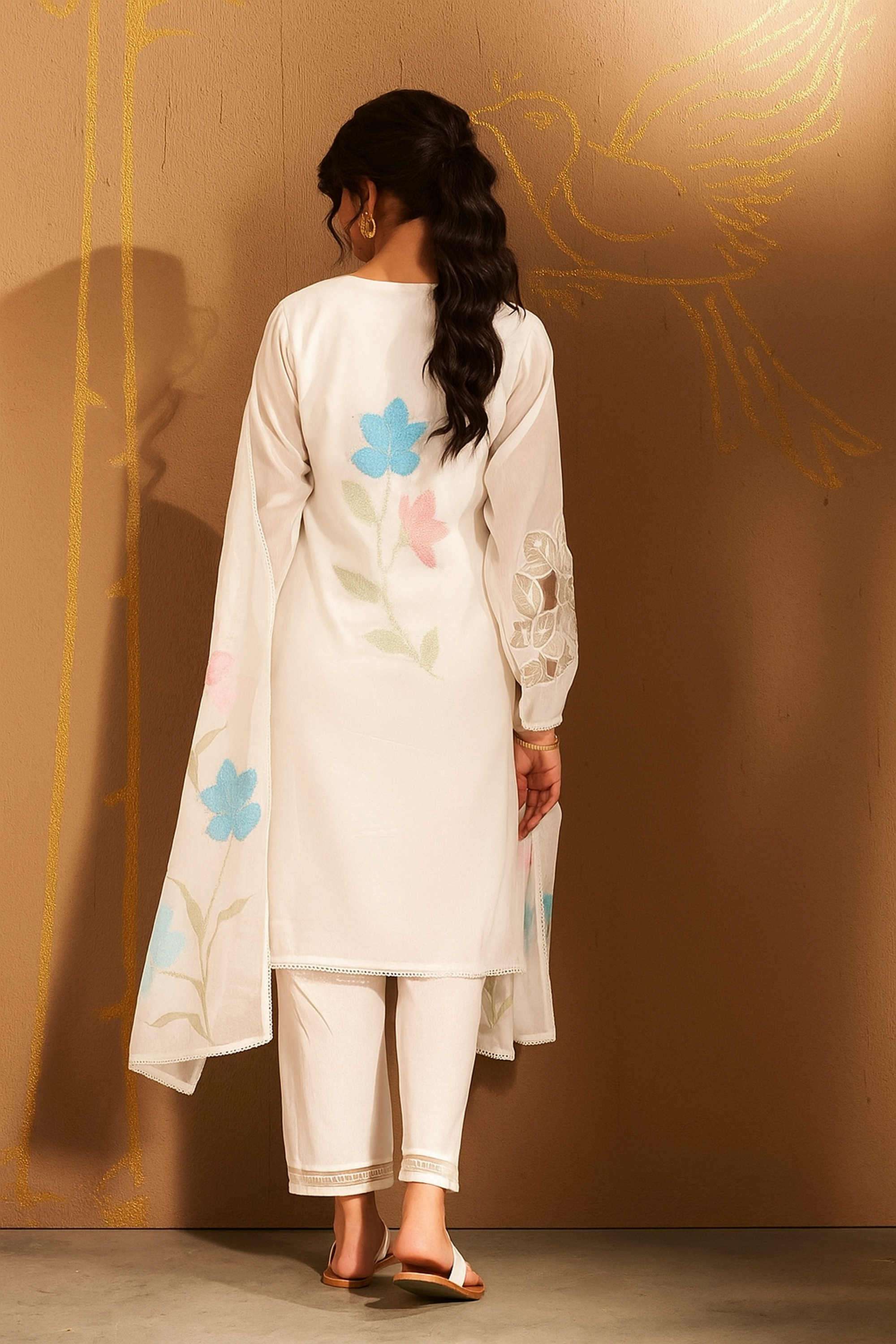 Solid-Viscose-Women-s-Ethnic-Kurta-Set