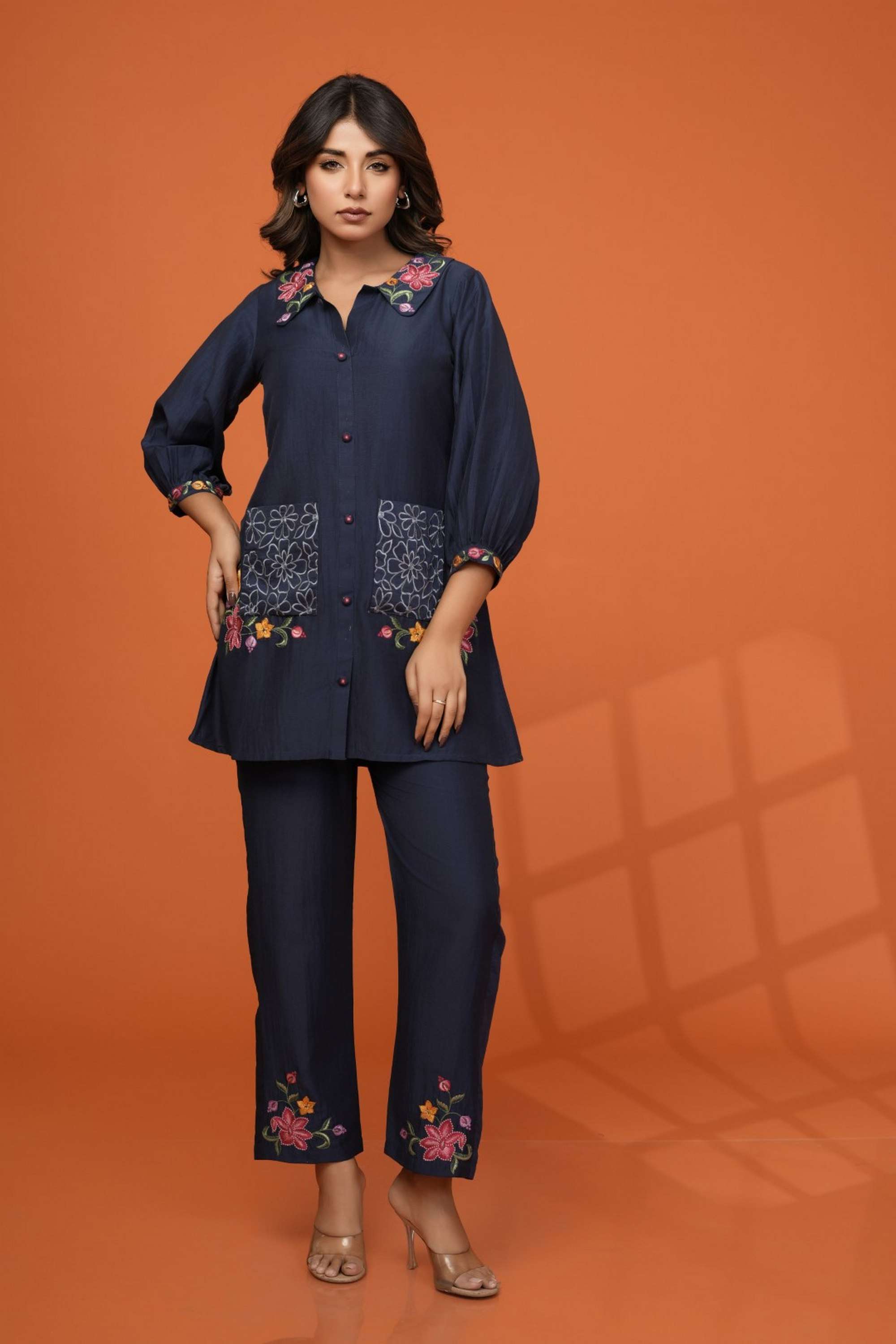 Printed-Viscose-Collared-Women-s-Co-Ord-Set