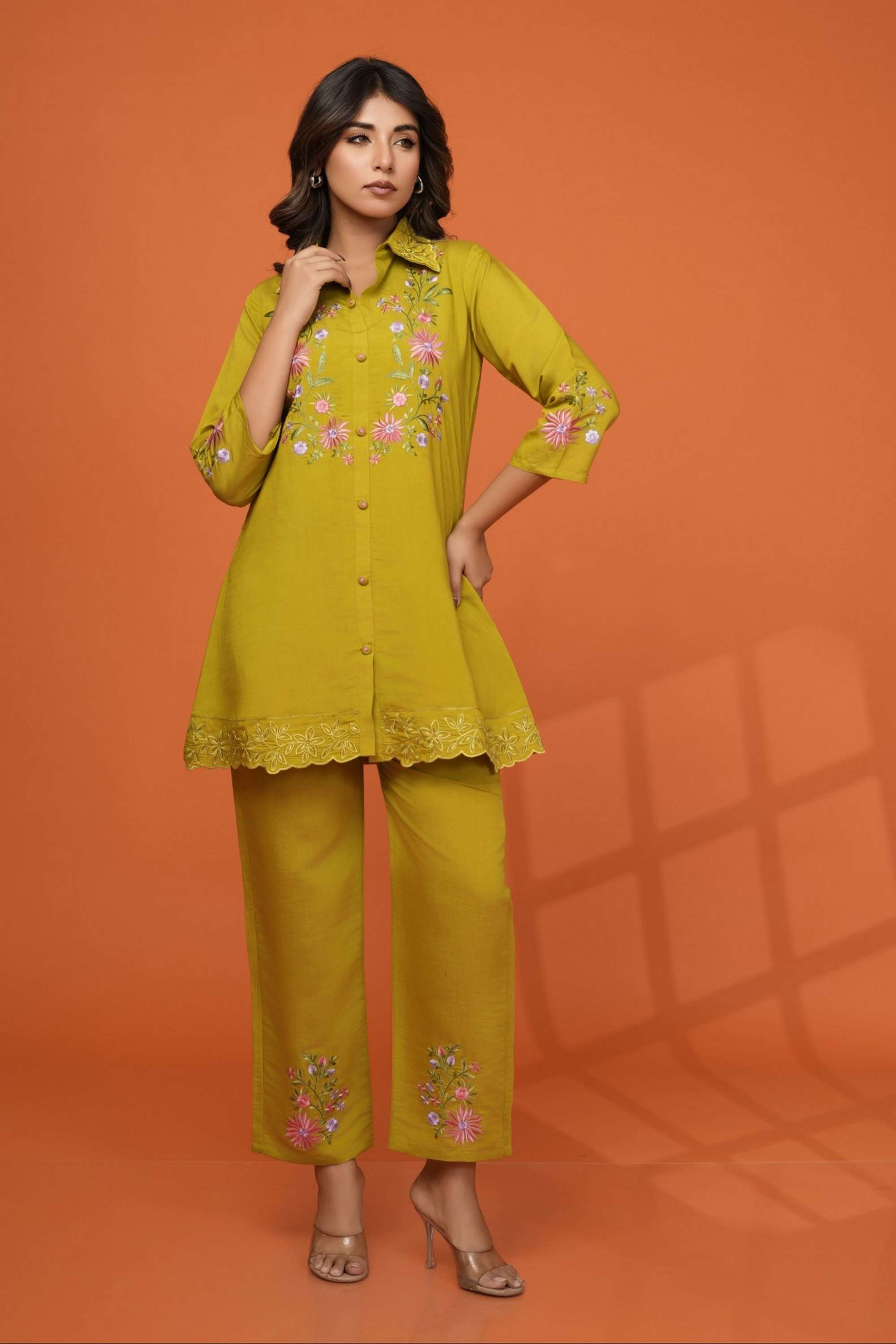 Floral-Cotton-Collared-Women-s-Co-Ord-Set