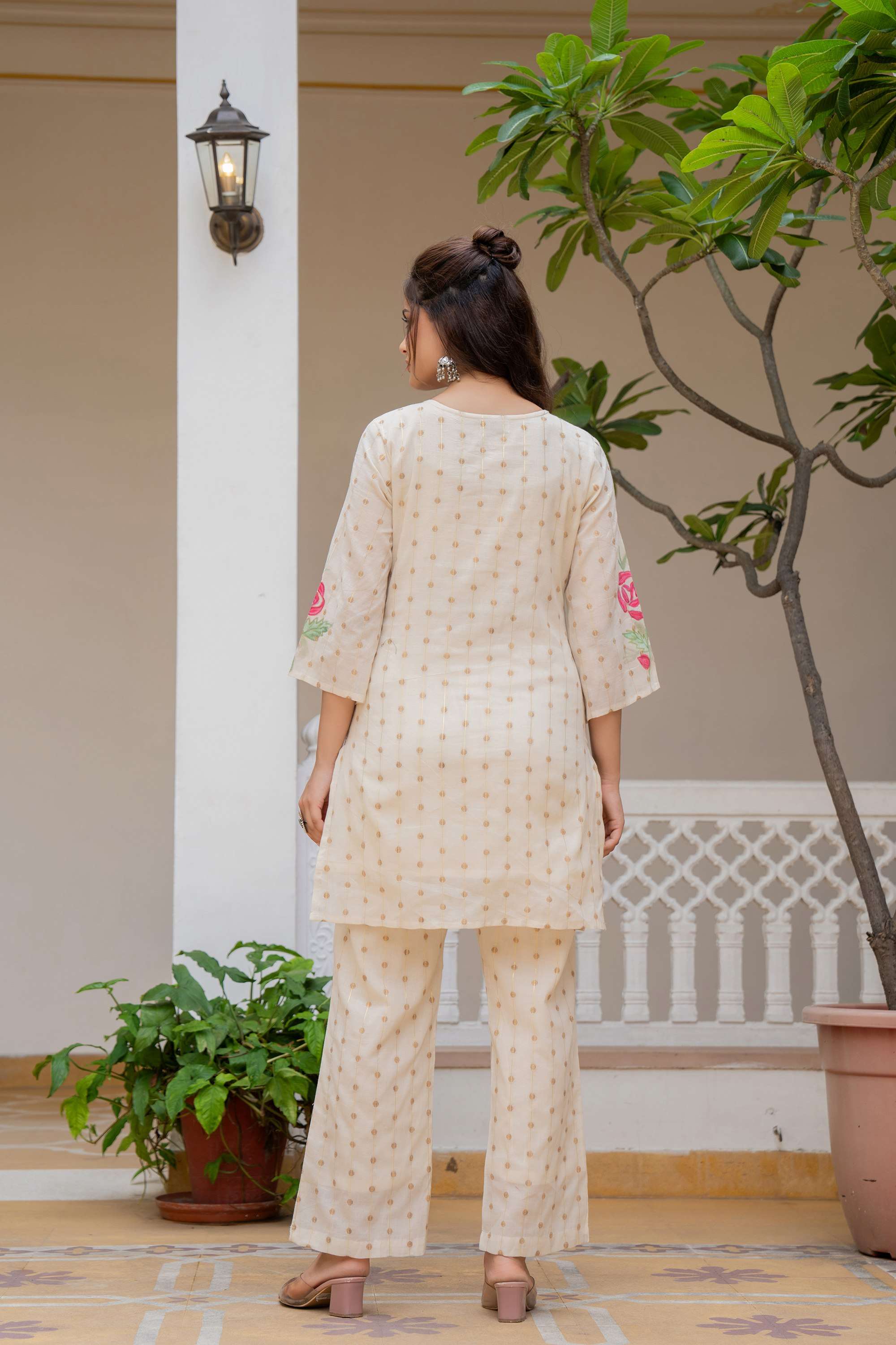 Printed-Cotton-Round-Neck-Women-s-Co-Ord-Set