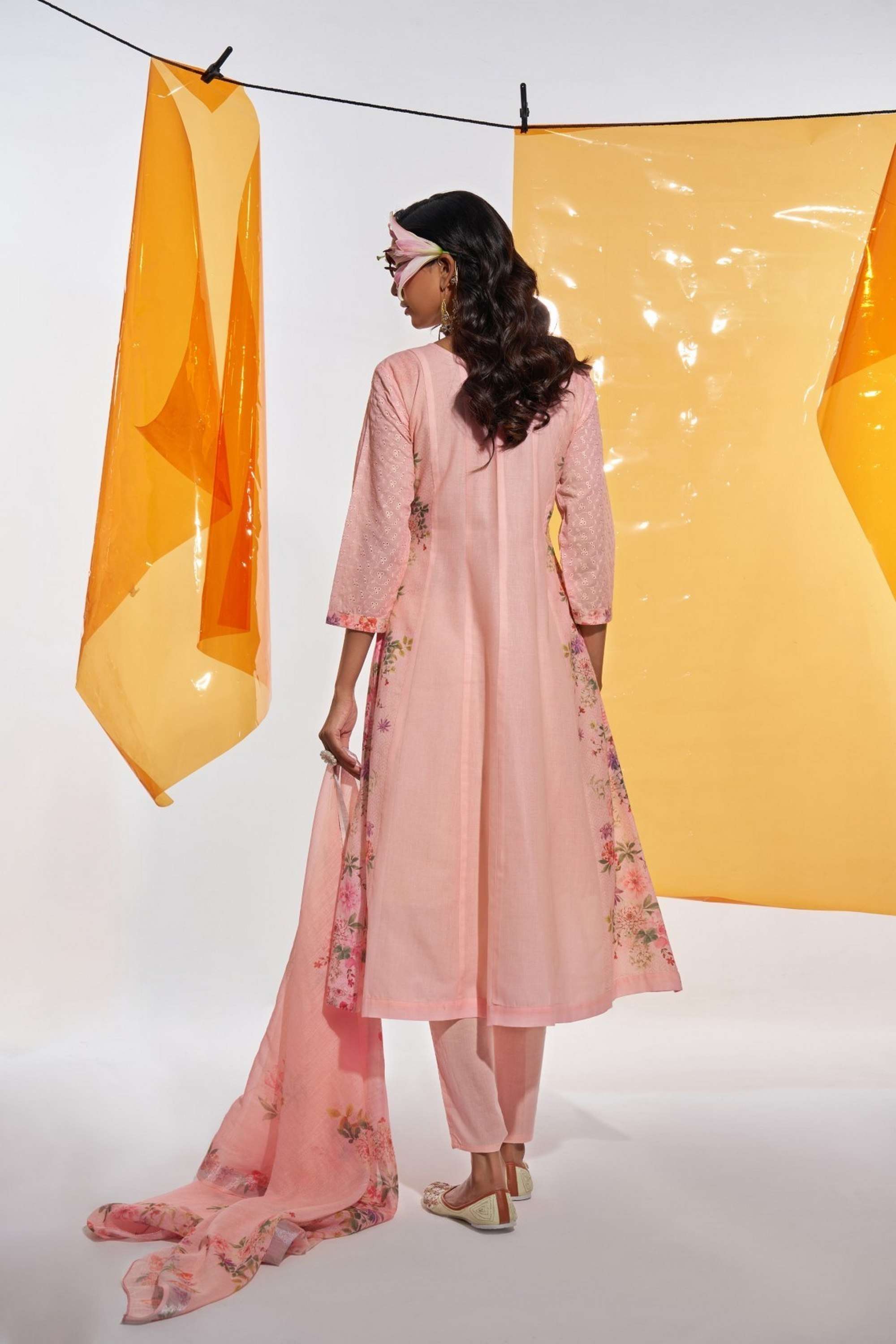 Printed-Cotton-Round-Neck-Women-s-Kurta-Set