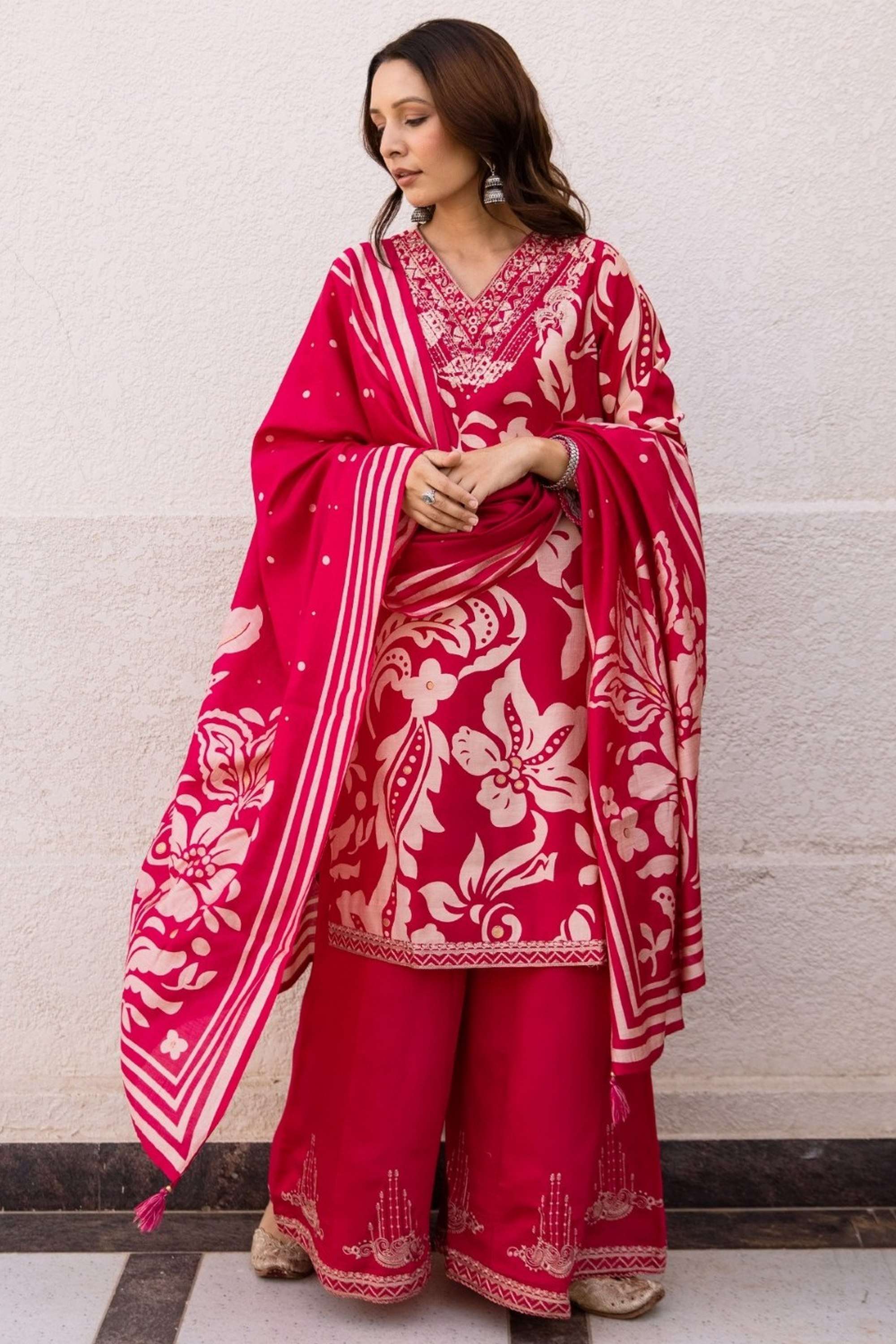 Cotton-Regular-Fit-Women-s-Kurta-Set