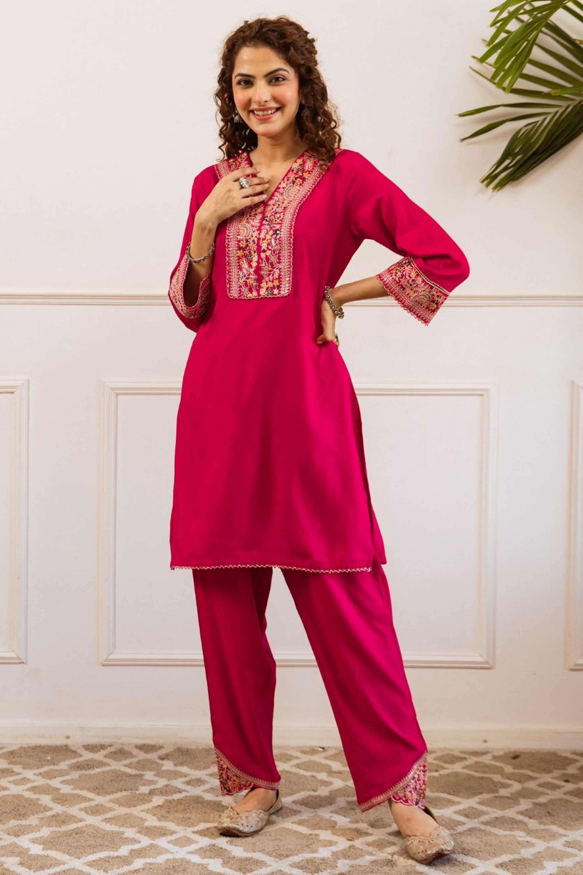 Solid-Regular-Cotton-Women-s-Ethnic-Palazzos
