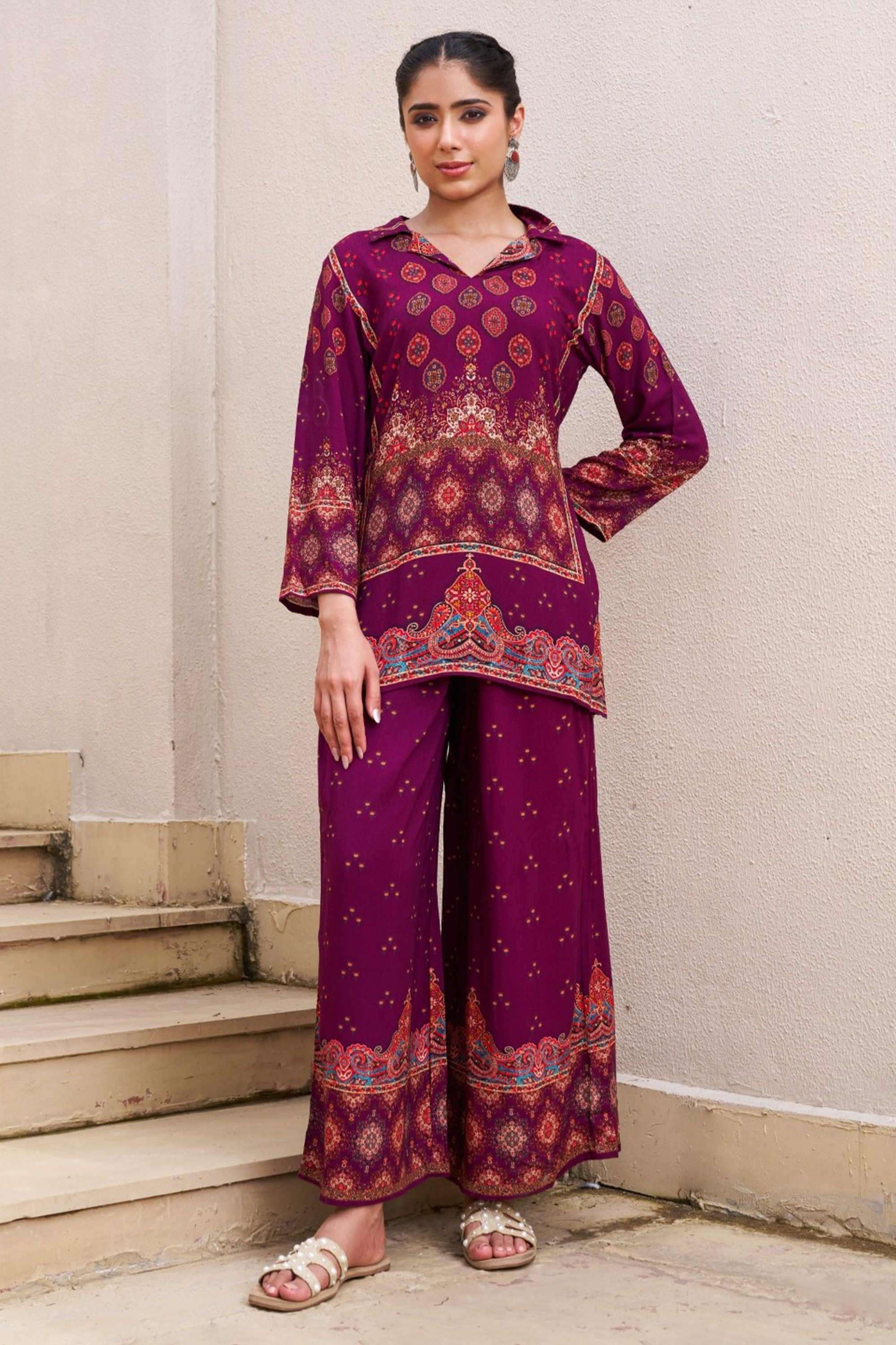 Solid-Regular-Cotton-Women-s-Ethnic-Palazzos