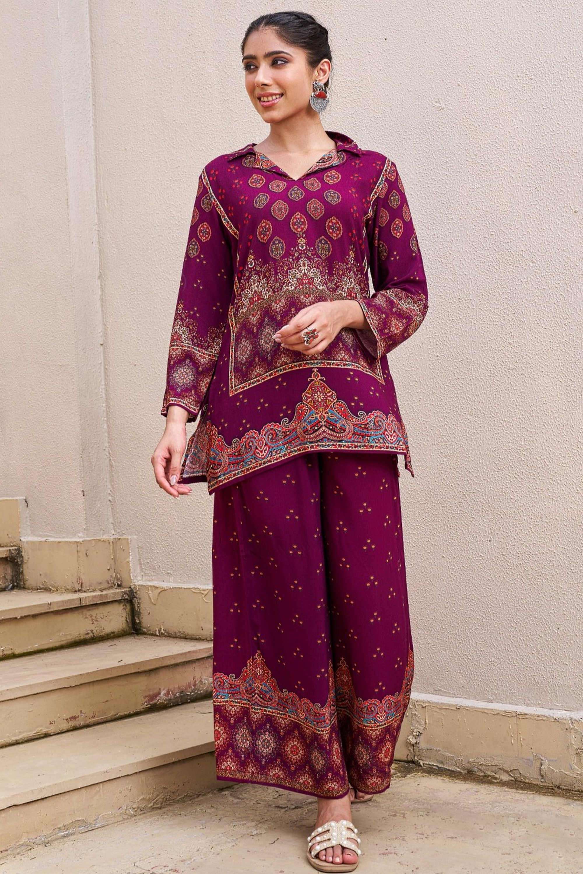 Solid-Regular-Cotton-Women-s-Ethnic-Palazzos