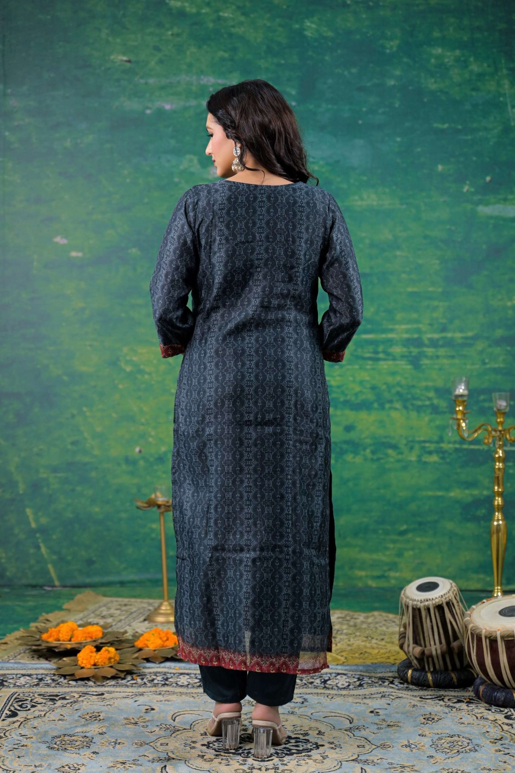 Cotton-Regular-Fit-Women-s-Kurta-Set