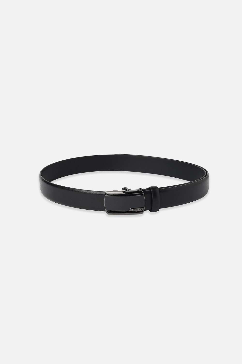 Leather-Regular-Fit-Solid-Formal-Wear-Men-Belts