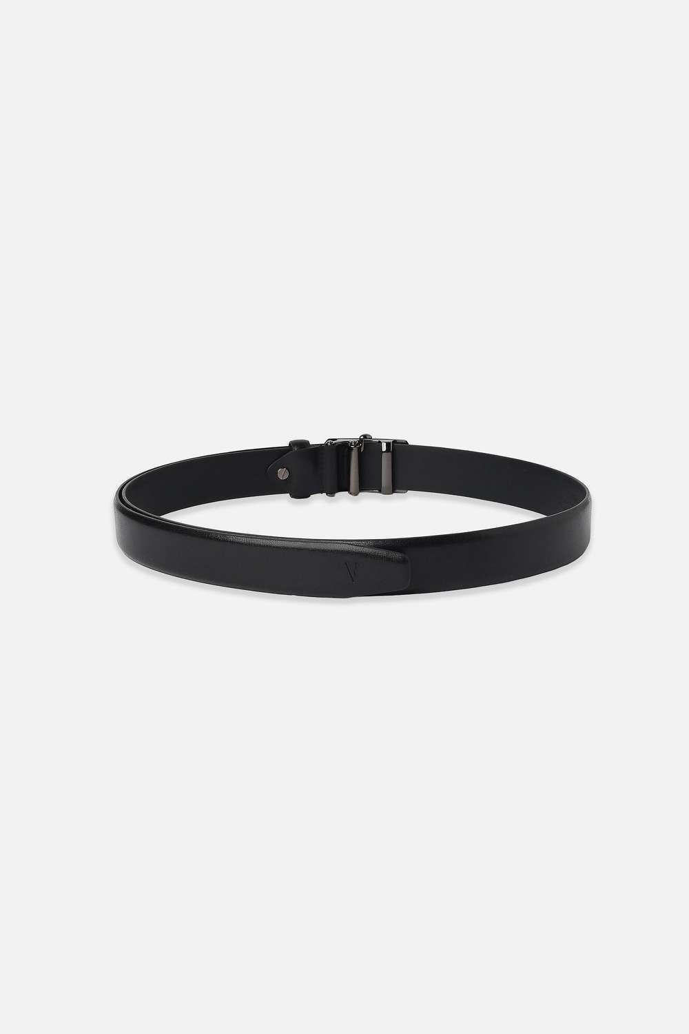 Leather-Regular-Fit-Solid-Formal-Wear-Men-Belts