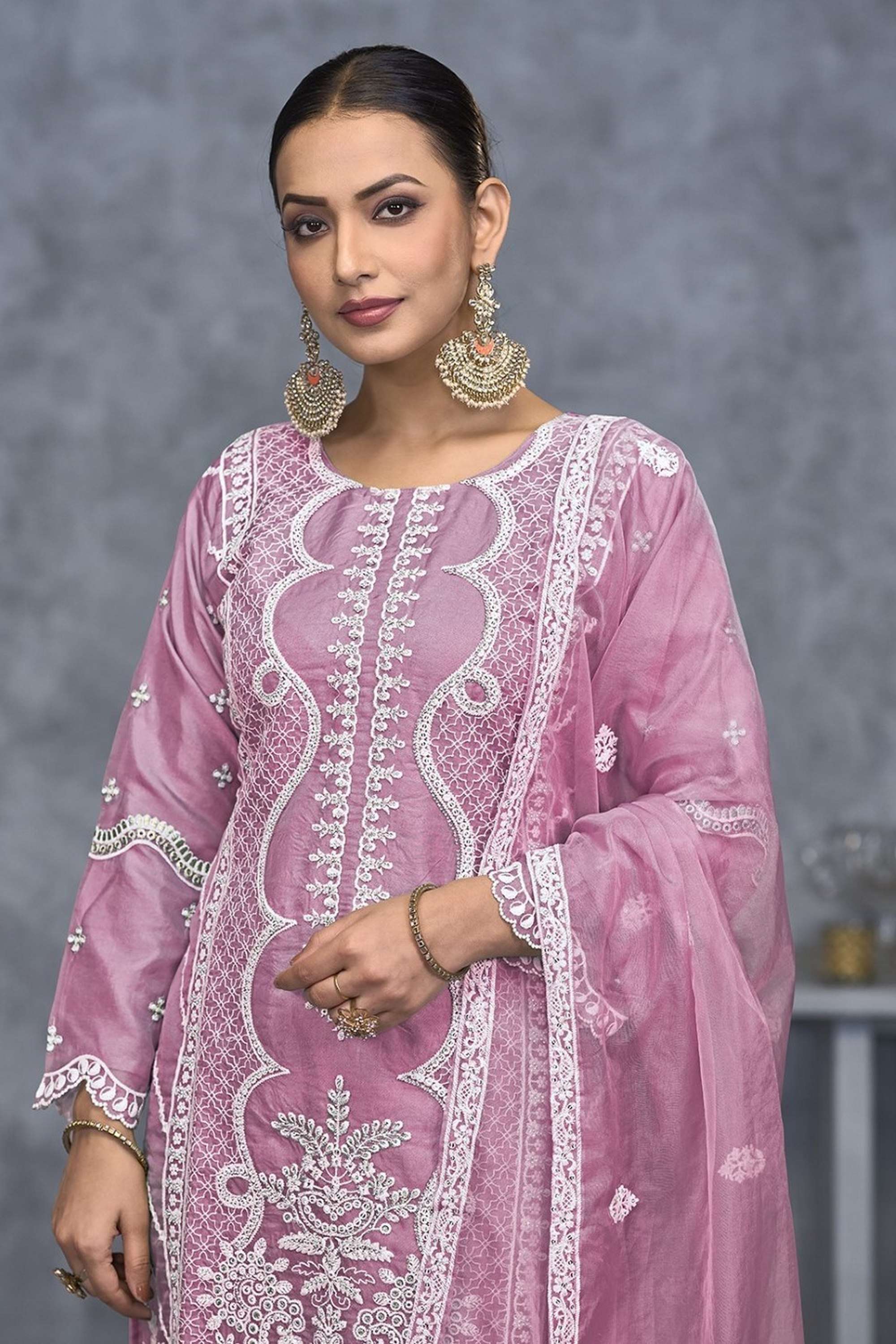 Organza-Regular-Fit-Women-s-Kurta-Set