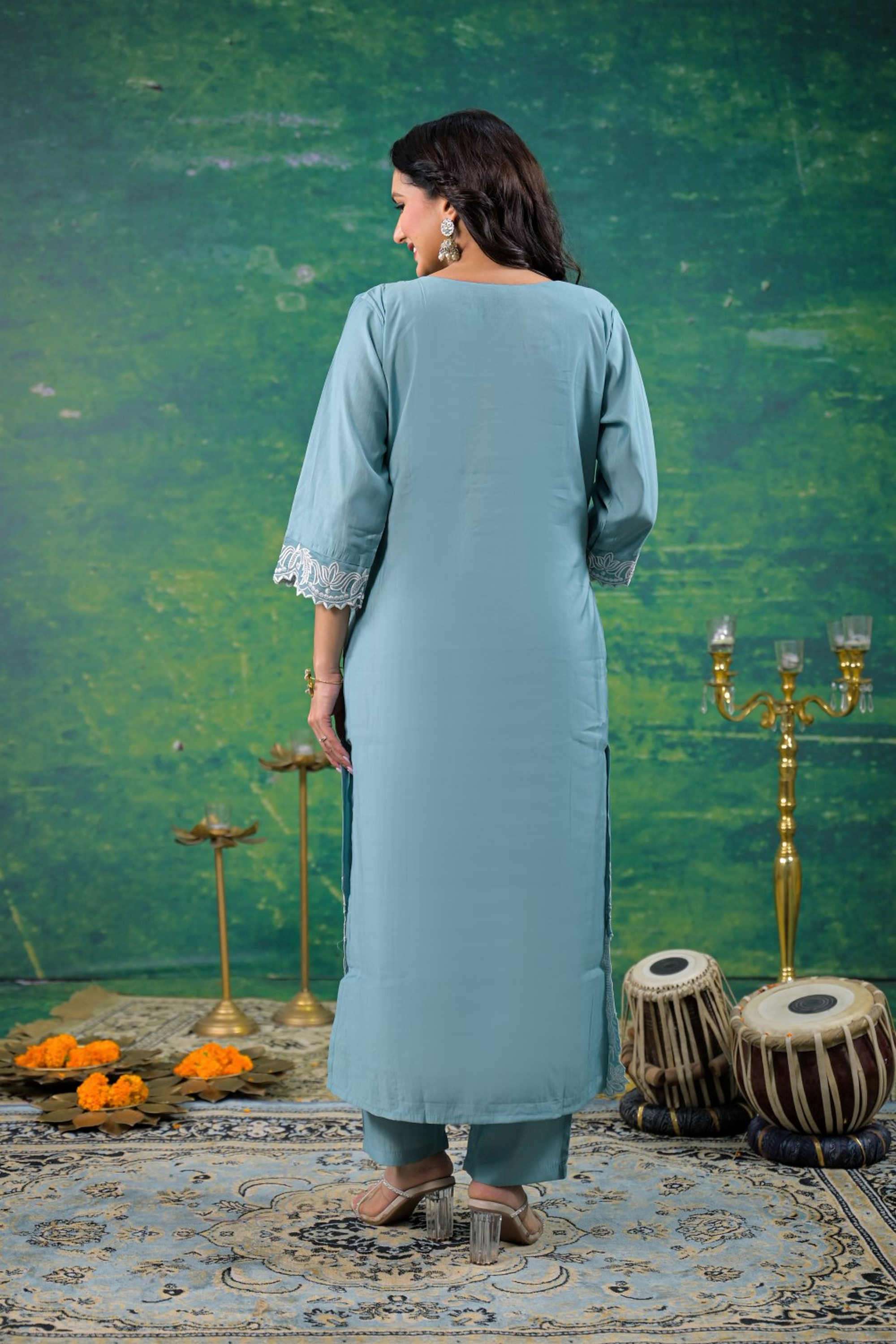 Embroidered-Silk-Women-s-Ethnic-Kurta-Set