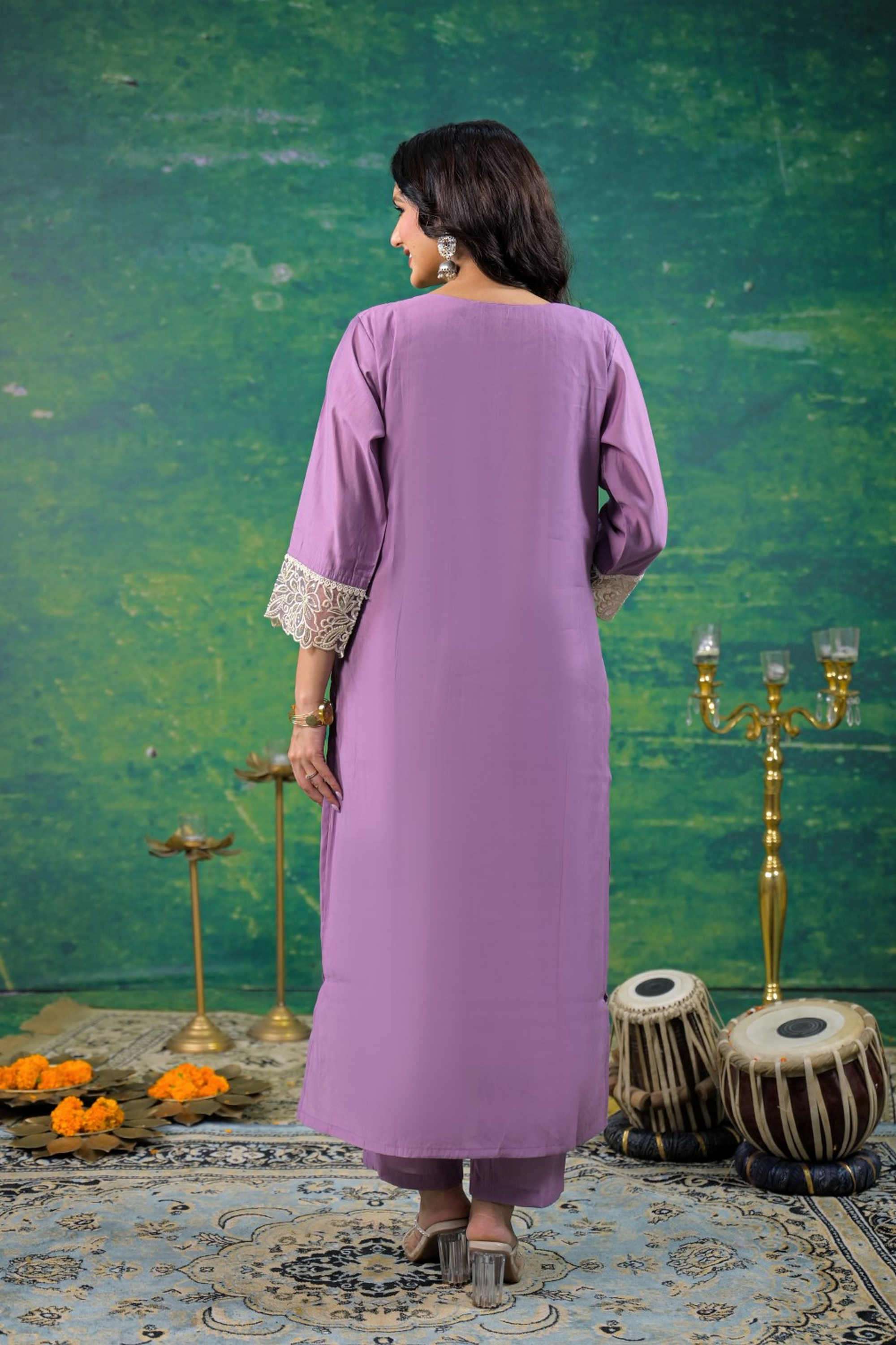 Embroidered-Silk-Women-s-Festive-Wear-Kurta-Set