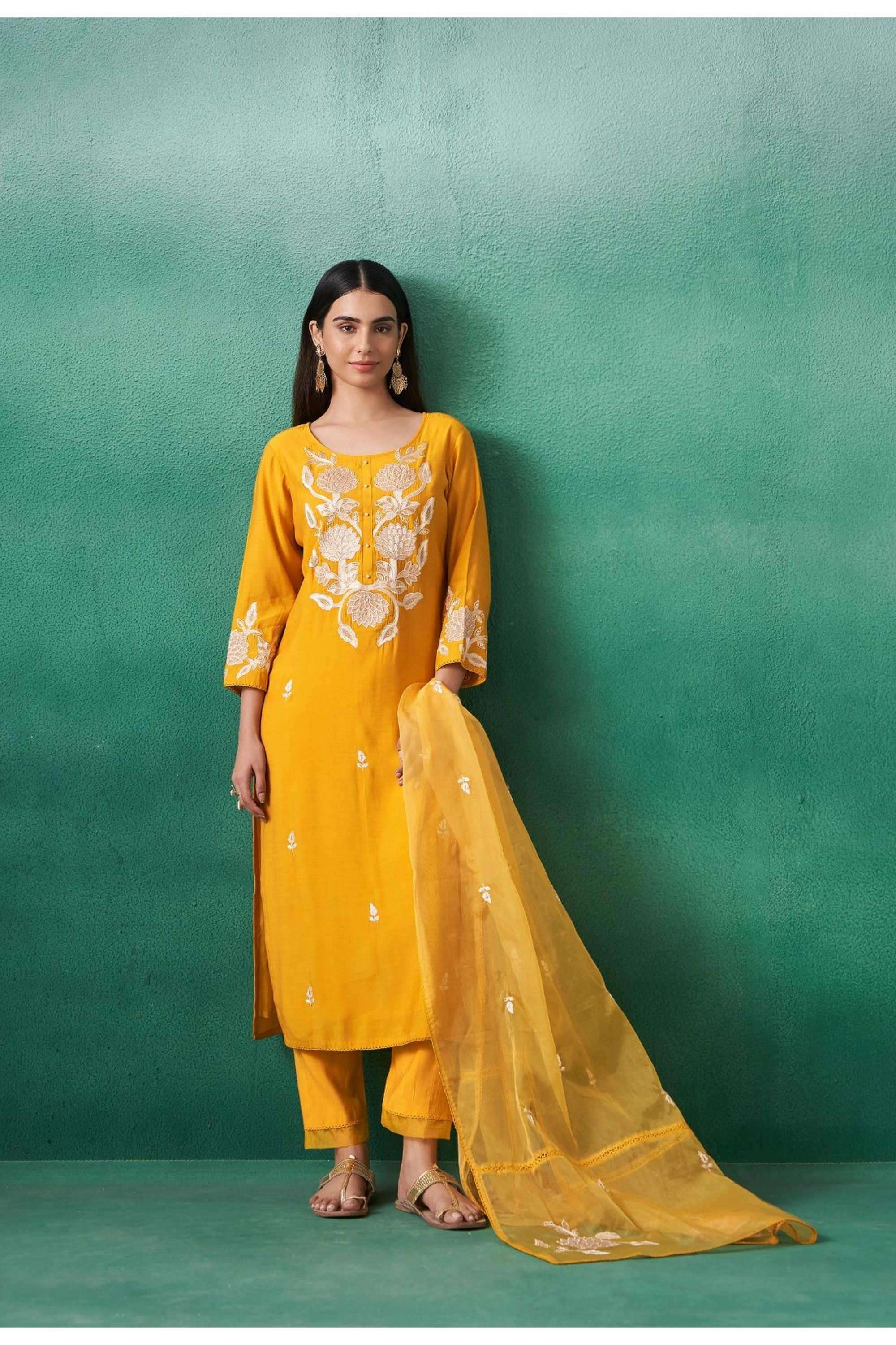 Solid-Viscose-Women-s-Ethnic-Kurta-Set