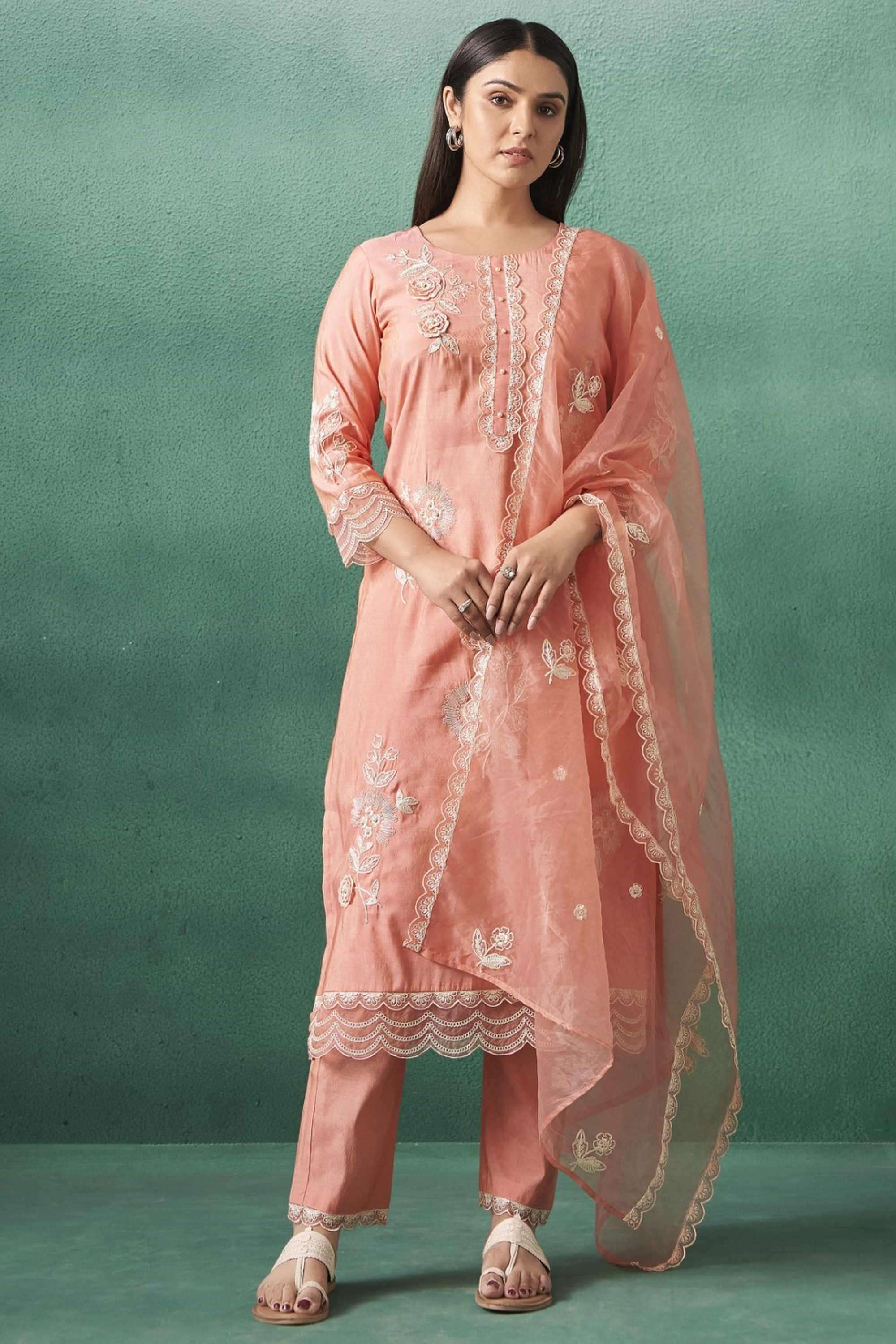 Solid-Viscose-Women-s-Ethnic-Kurta-Set