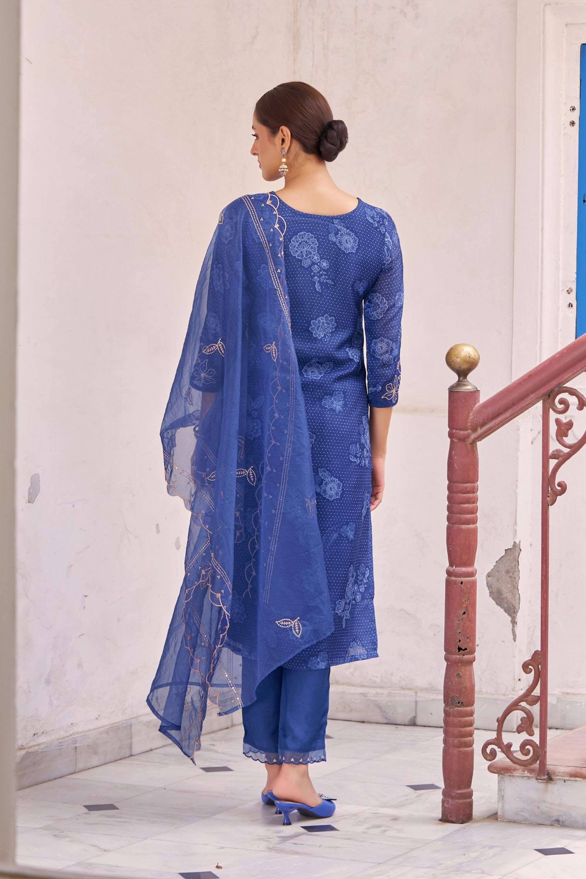 Blended-Fabric-Regular-Fit-Women-s-Kurta-Set