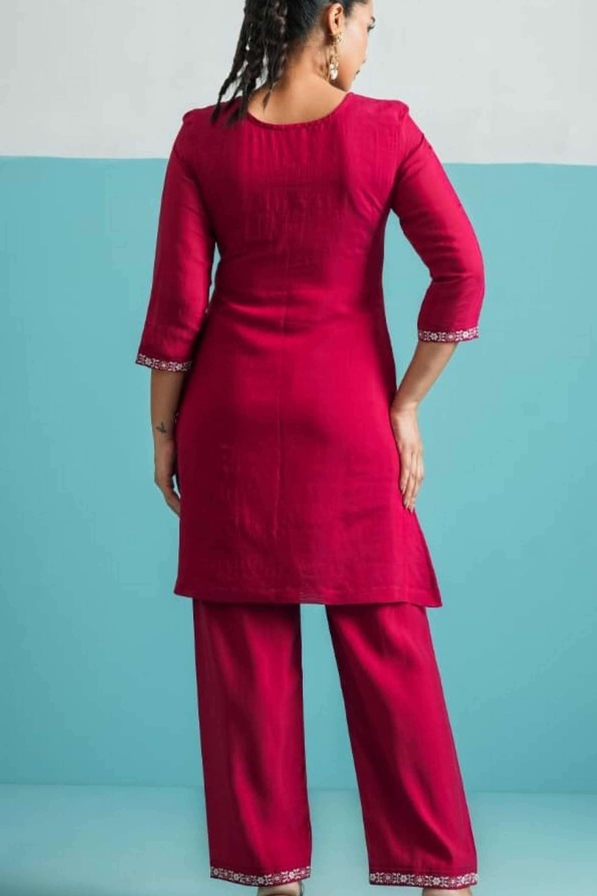 Solid-Regular-Silk-Women-s-Ethnic-Palazzos